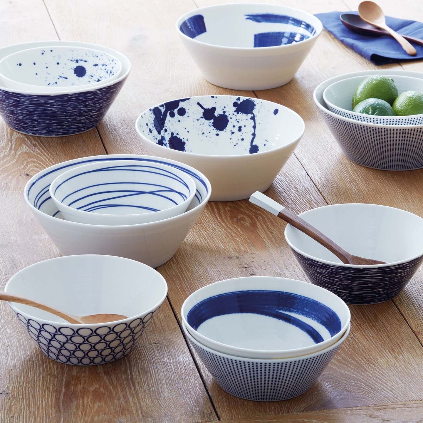 Pacific Blue Cereal Bowl, Set of 6