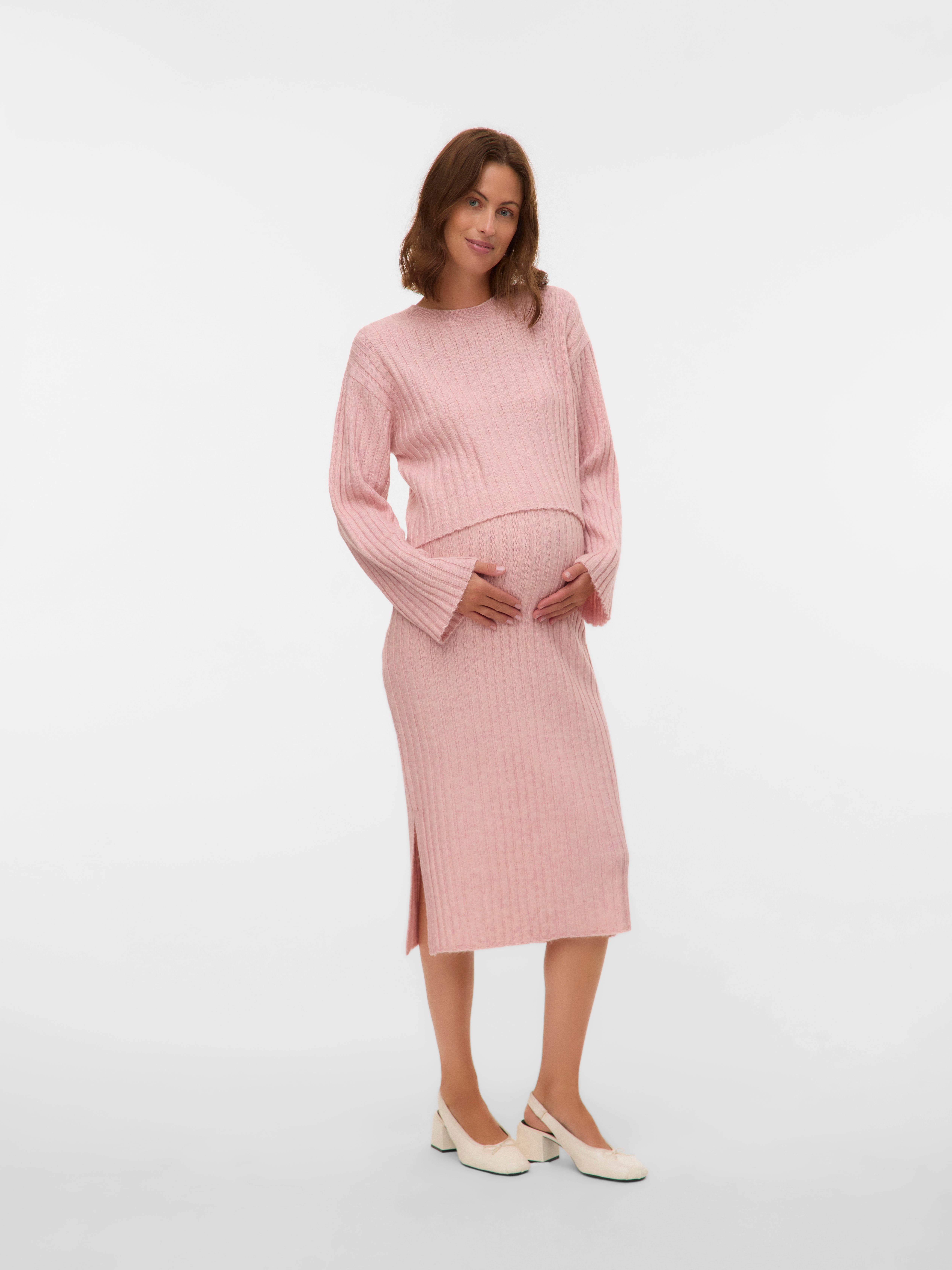 VERO MODA® Cropped Fit Round Neck Pullover