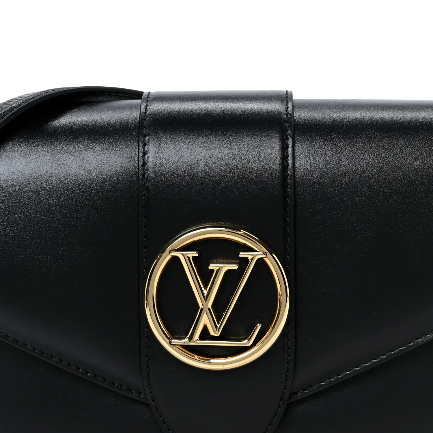 Smooth Calfskin LV Pont 9 Black