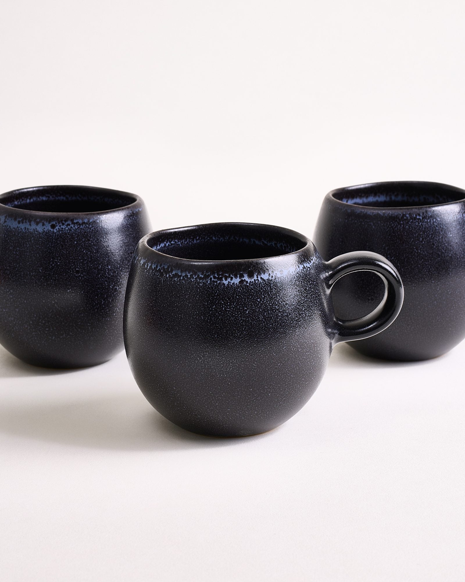 TURMALINA - SMALL MUG BLACK SET OF 4