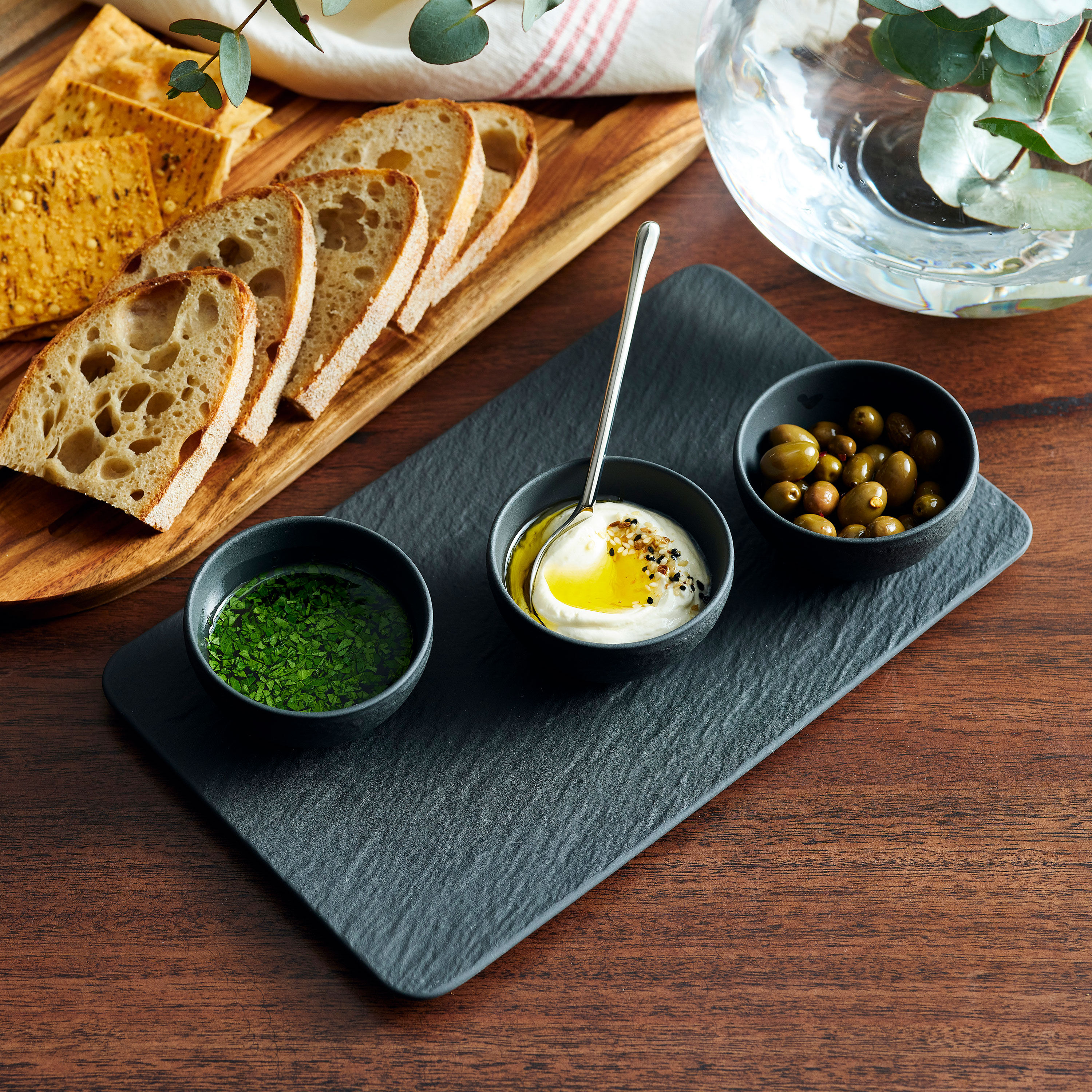 Manufacture Dipping bowl - Black, Premium Porcelain