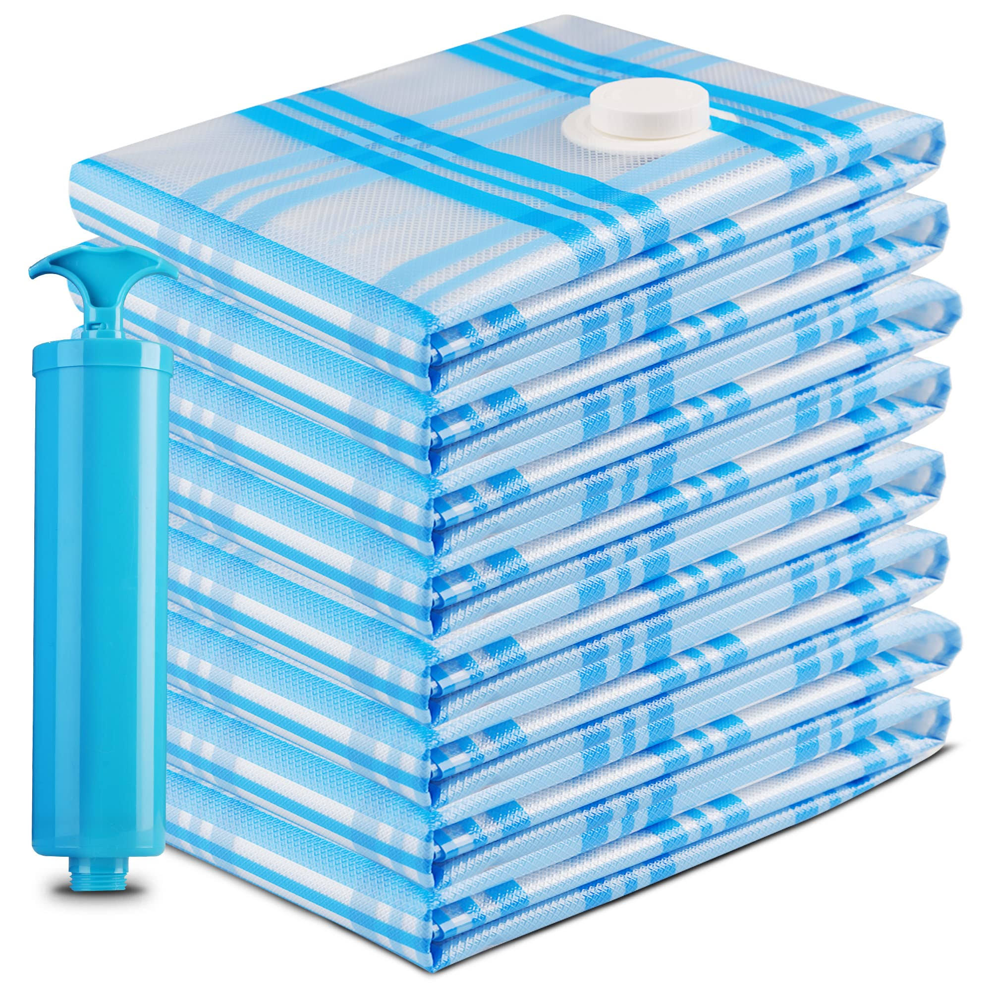 Storage Master Space Saver Bags, Vacuum Bags for Travel & 8-Jumbo