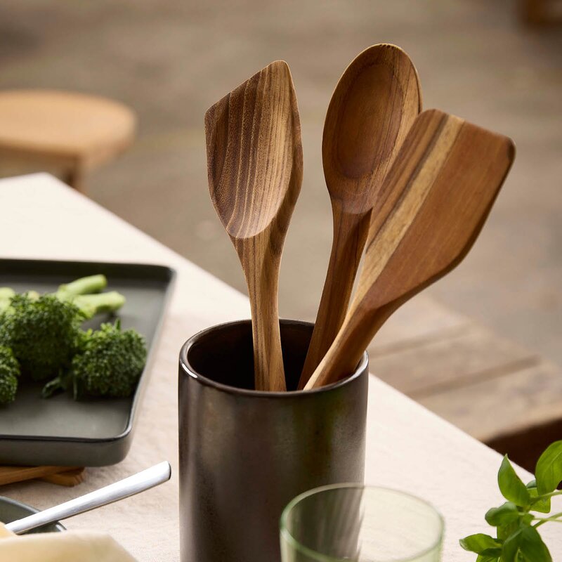 RAW palett/stekespade 32,5 cm teak