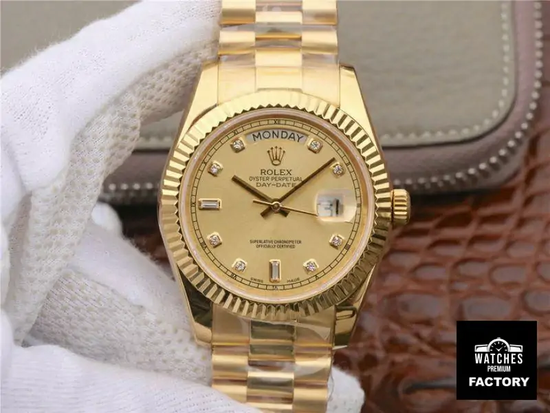 Rolex Day-Date II 218238 40MM EW Factory 18K Yellow Gold Dial
