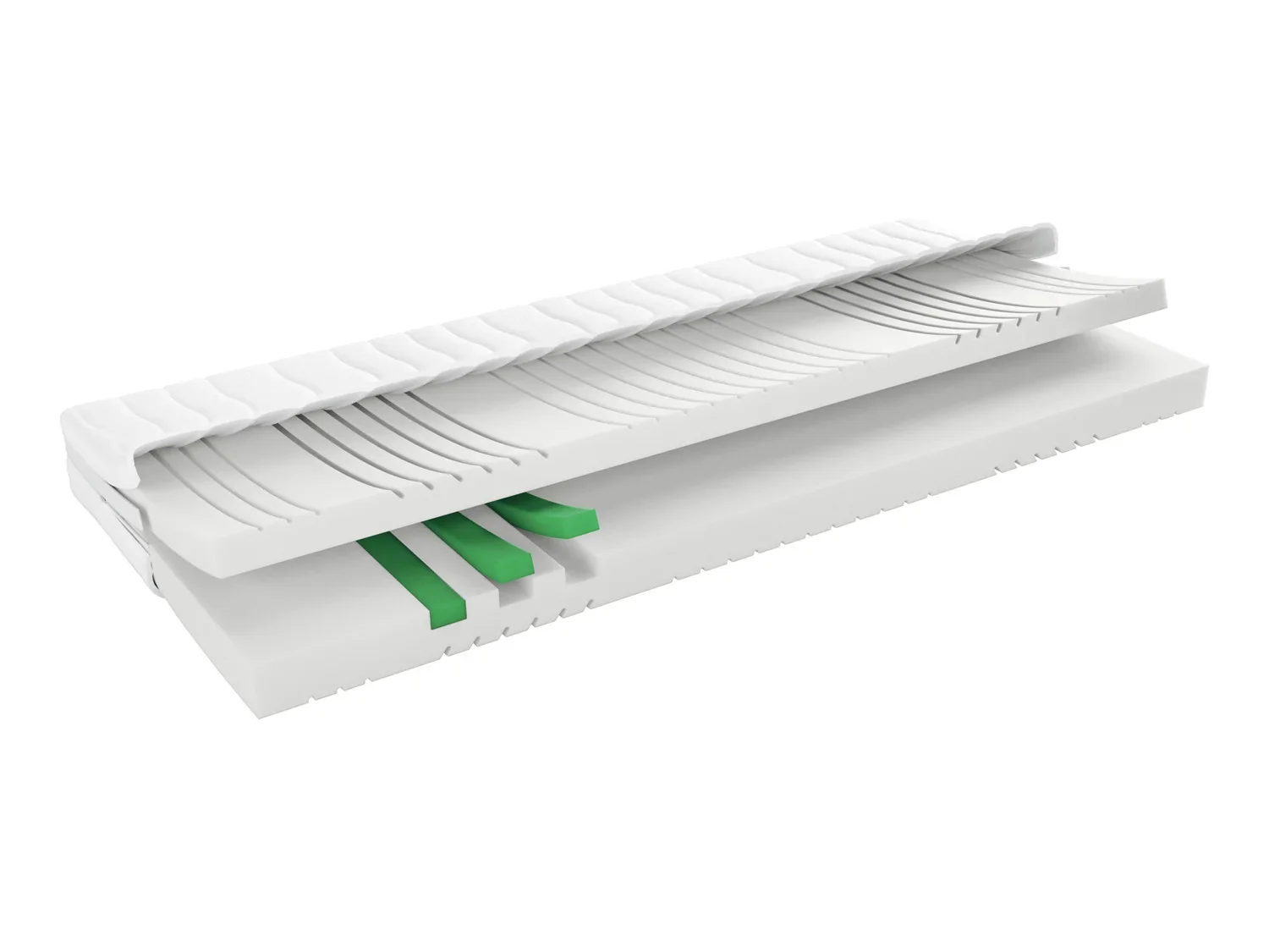 LIVARNO home Matelas en mousse froide, 7 zones, H2, 90 x 190 cm
