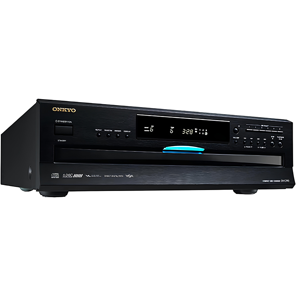 Changeur CD 6 disques Onkyo DXC390, noir