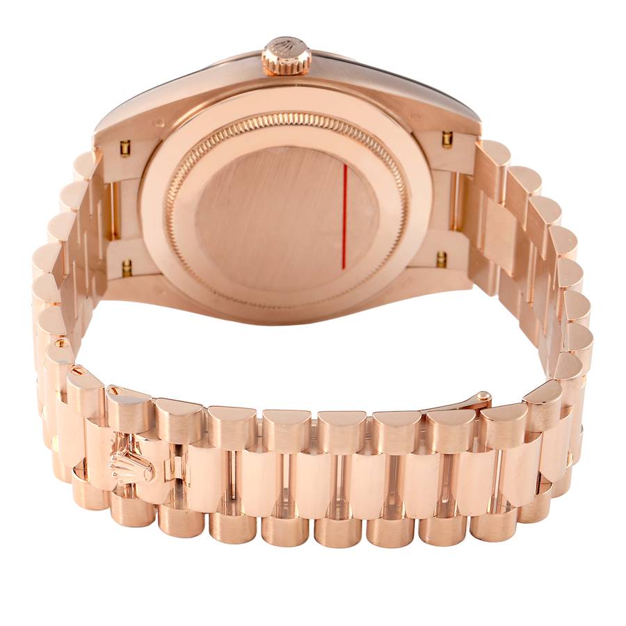 Replica Rolex Day-Date 40 President Rose Gold Green Dial Mens Watch Psp62326