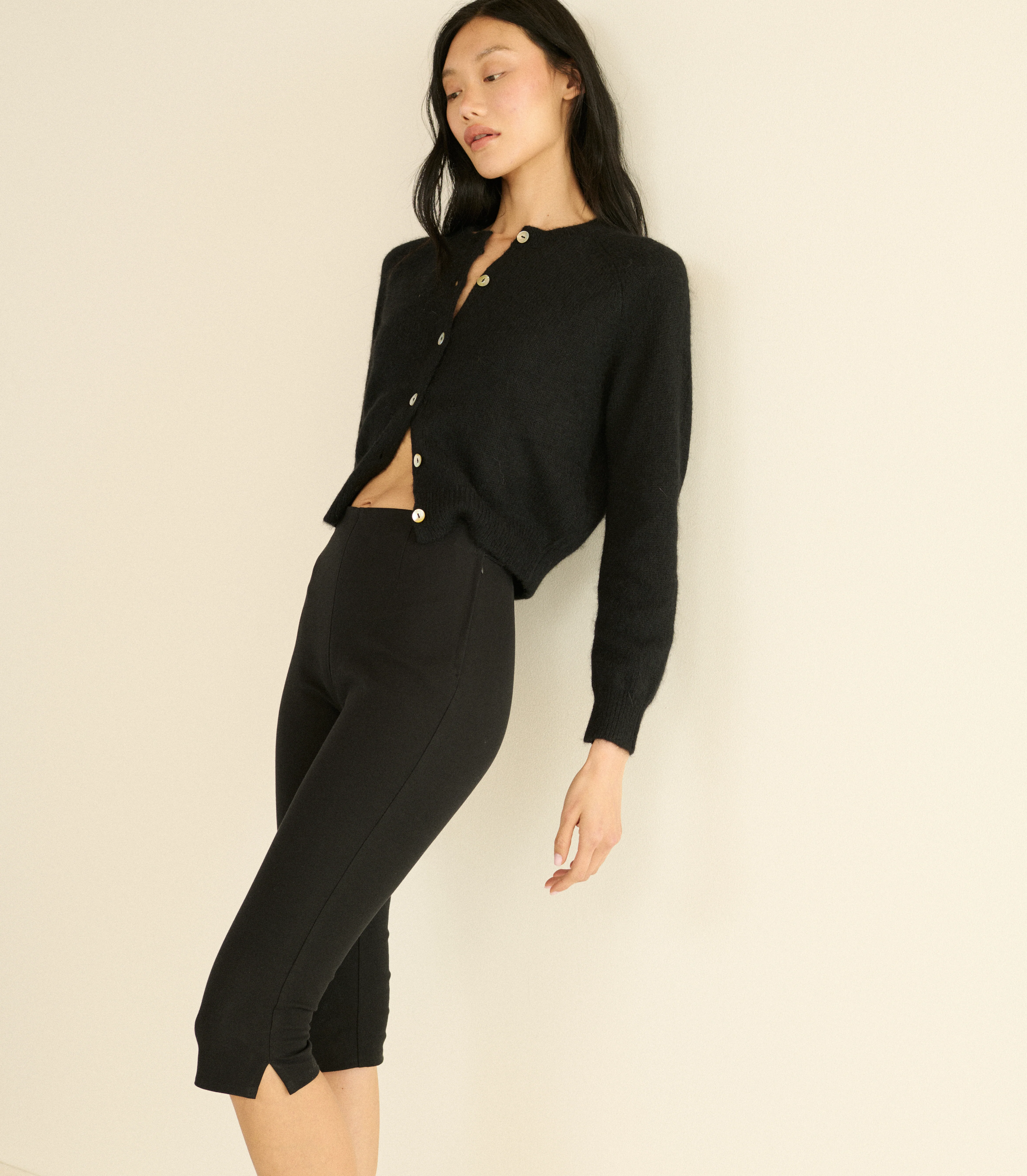 PETRA CARDIGAN -- BLACK
