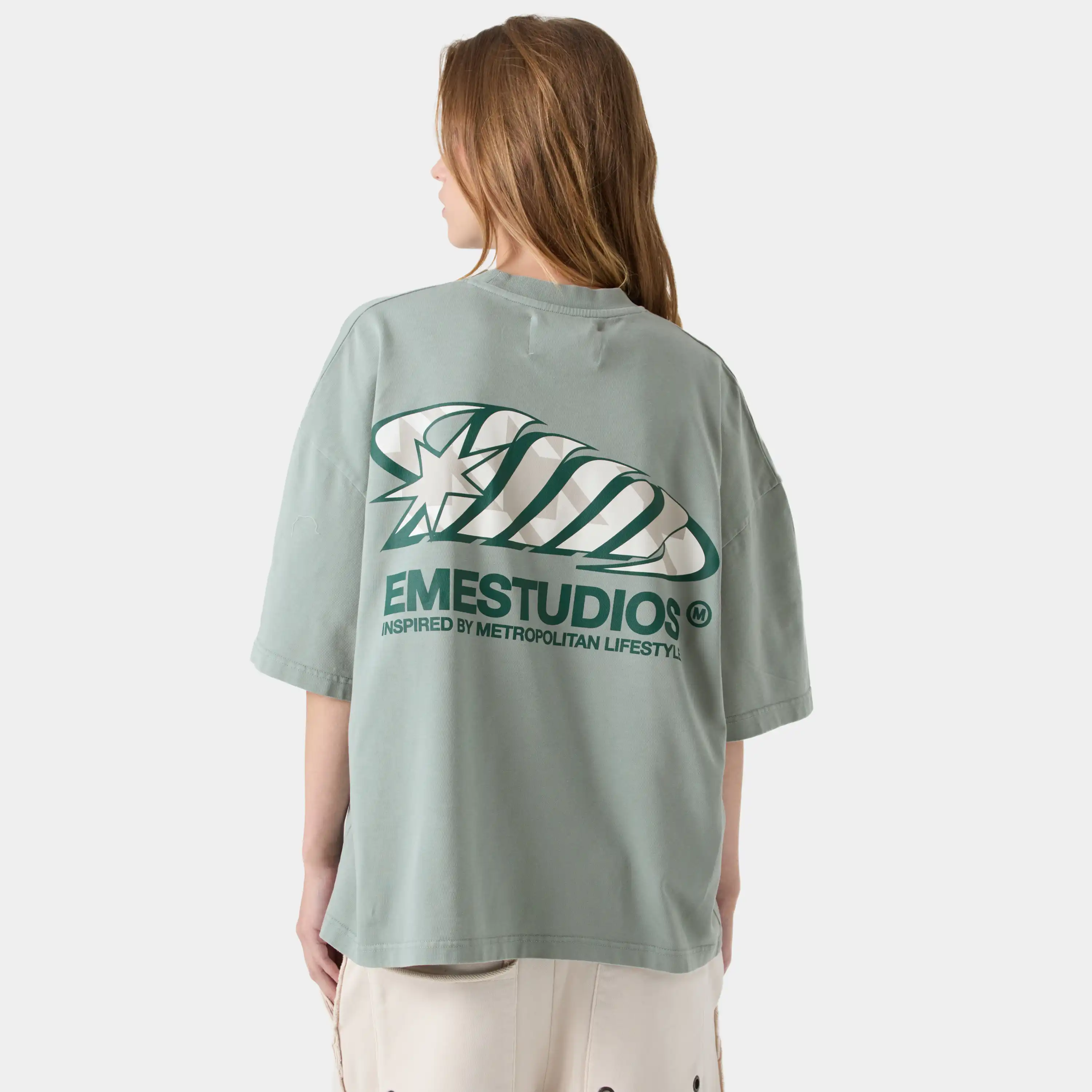 Houndstooh Trellis Oversized Tee