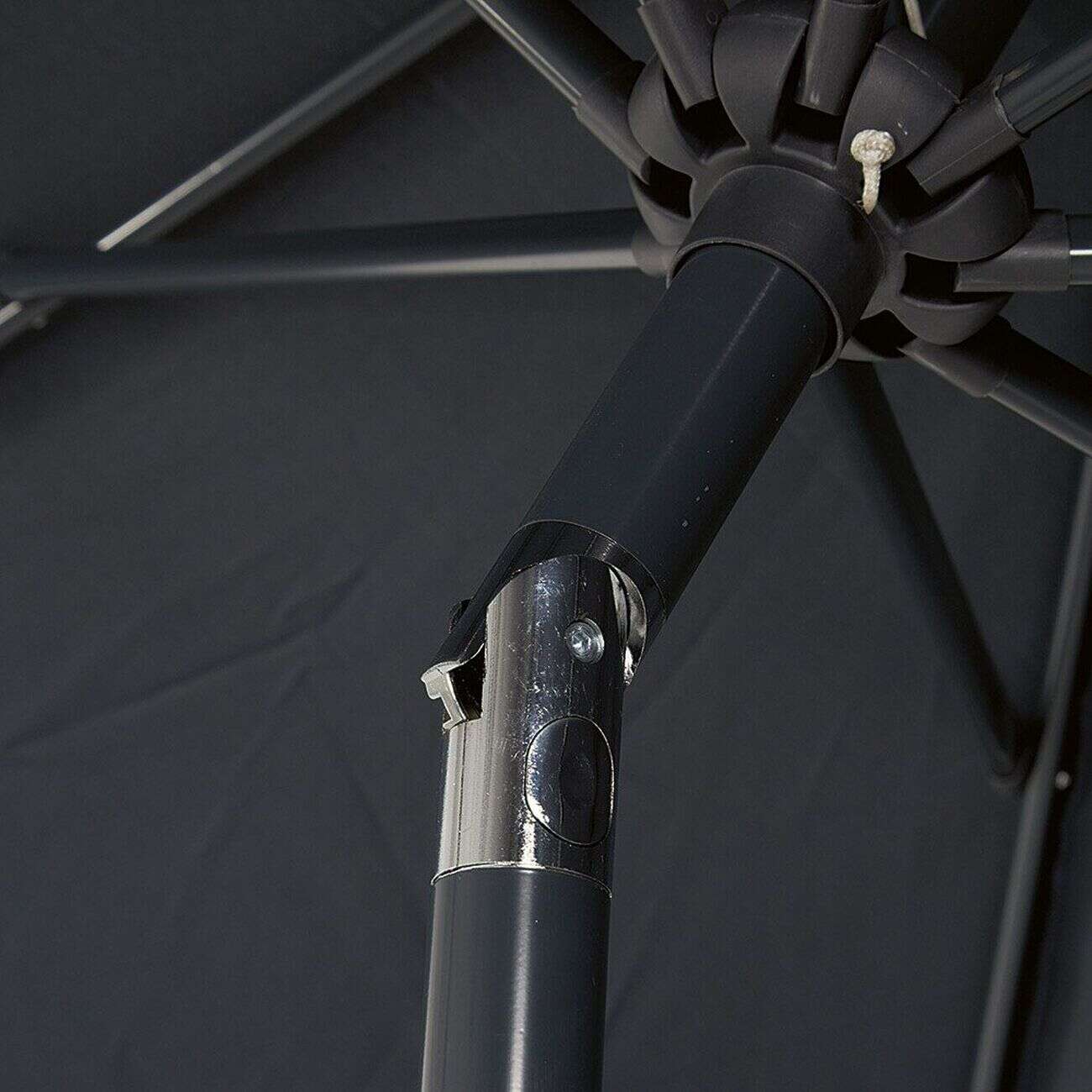 Parasol centré HAVANE gris