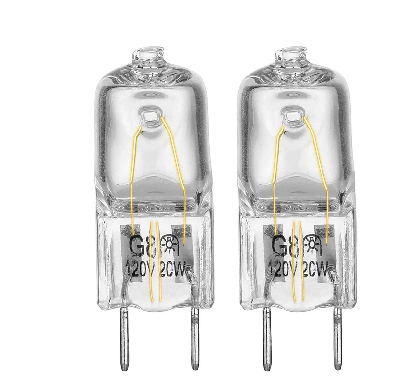 UP2WIN Light Bulb for GE Microwave Oven - Halogen Light Bulb Fits for GE Samsung Kenmore Elite Maytag Over The Stove Range Microwave Night Light/Stove