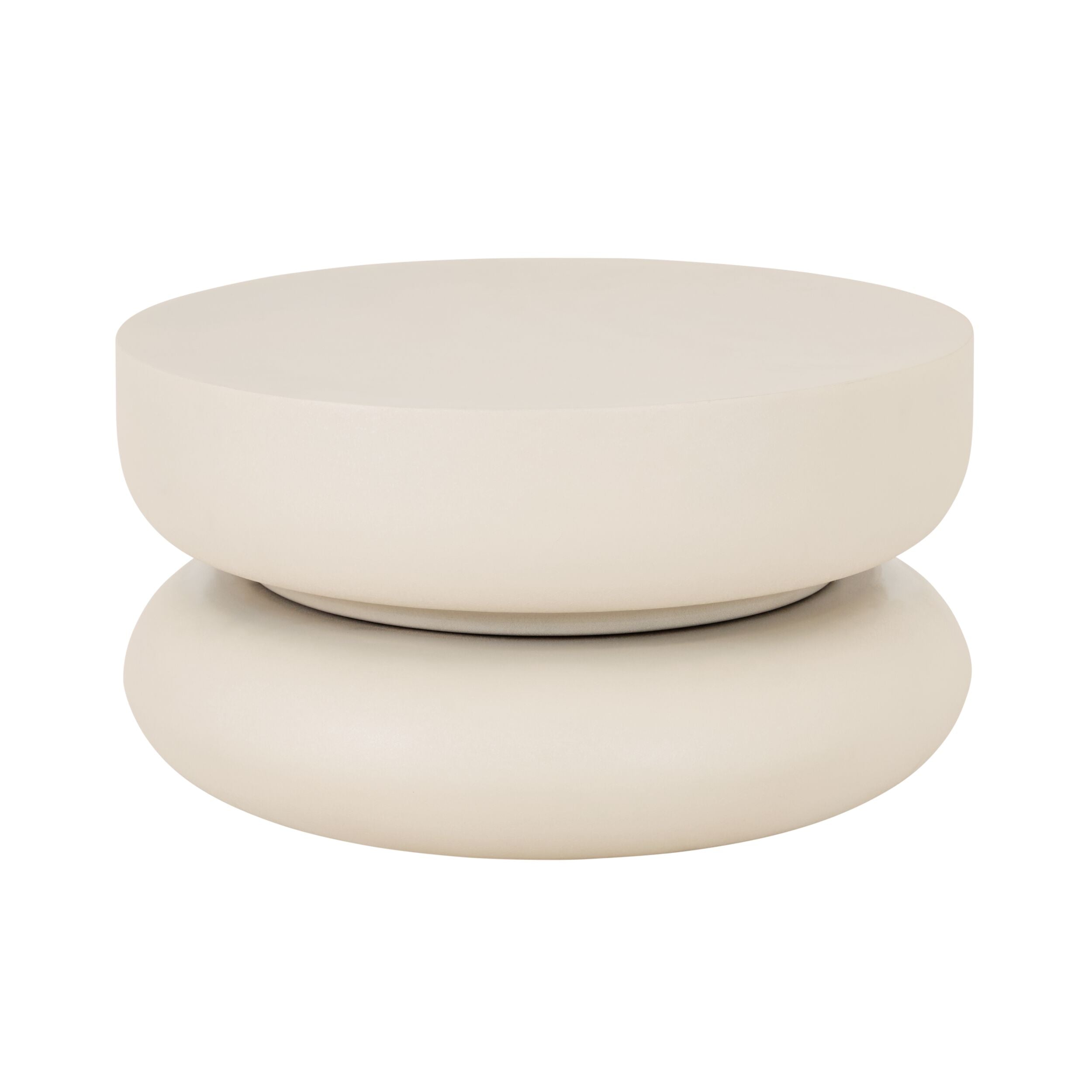 Basson Coffee Table 70cm Taupe