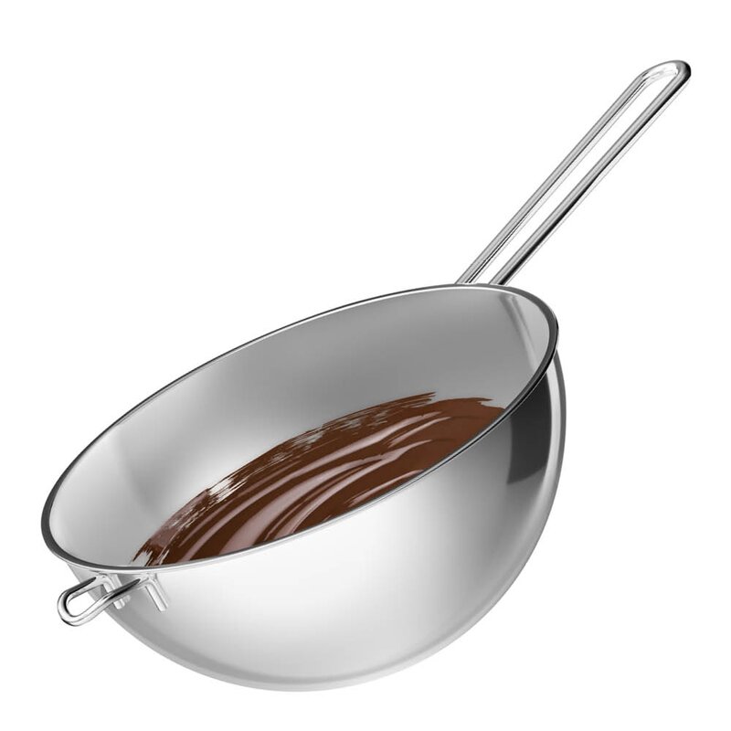 Bain Marie gryte 2L Ø20 cm rustfritt stål