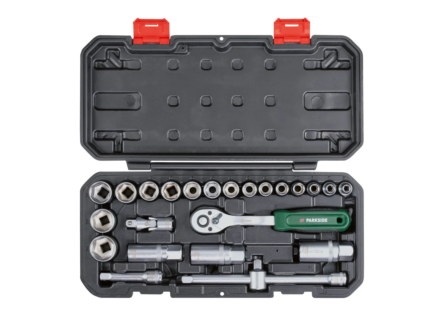 PARKSIDE Set de douilles et d'embouts PSSS 24 A1, 24 pices