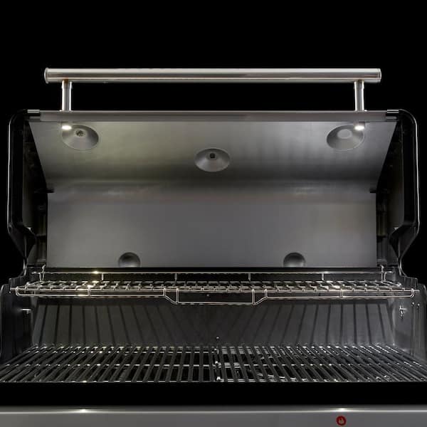 Genesis SPX-435 4-Burner Natural Smart Gas Grill in Stainless Steel with Side Burner - Image 8
