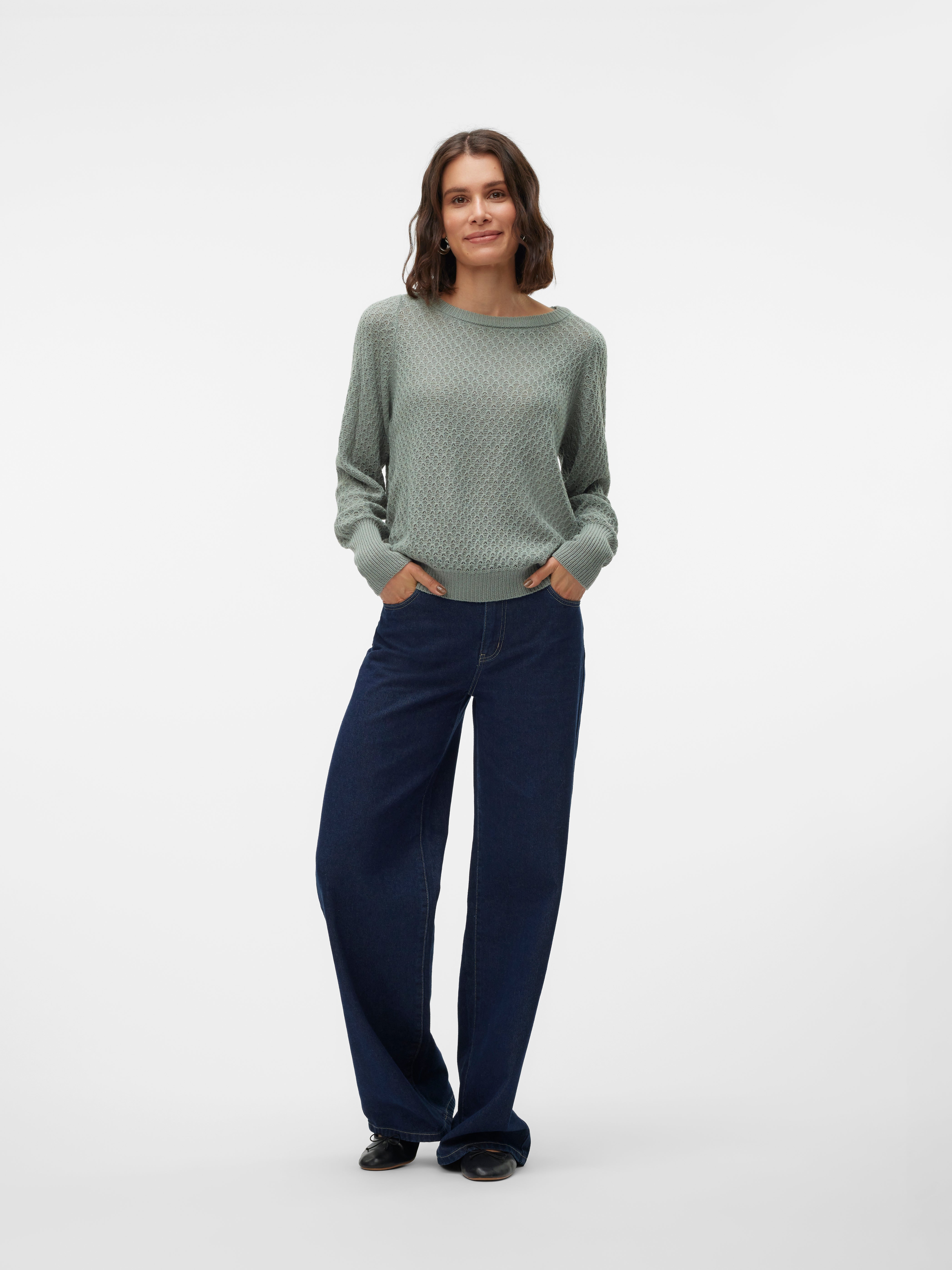 VERO MODA® VMWAFFY Knitted pullover