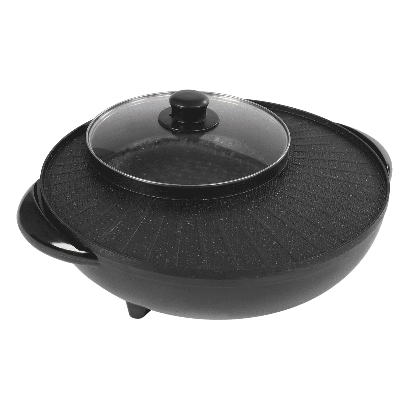 MONIPA Circular Edition Hotpot Grill Combo Indoor BBQ Parties Electric Hot Pot