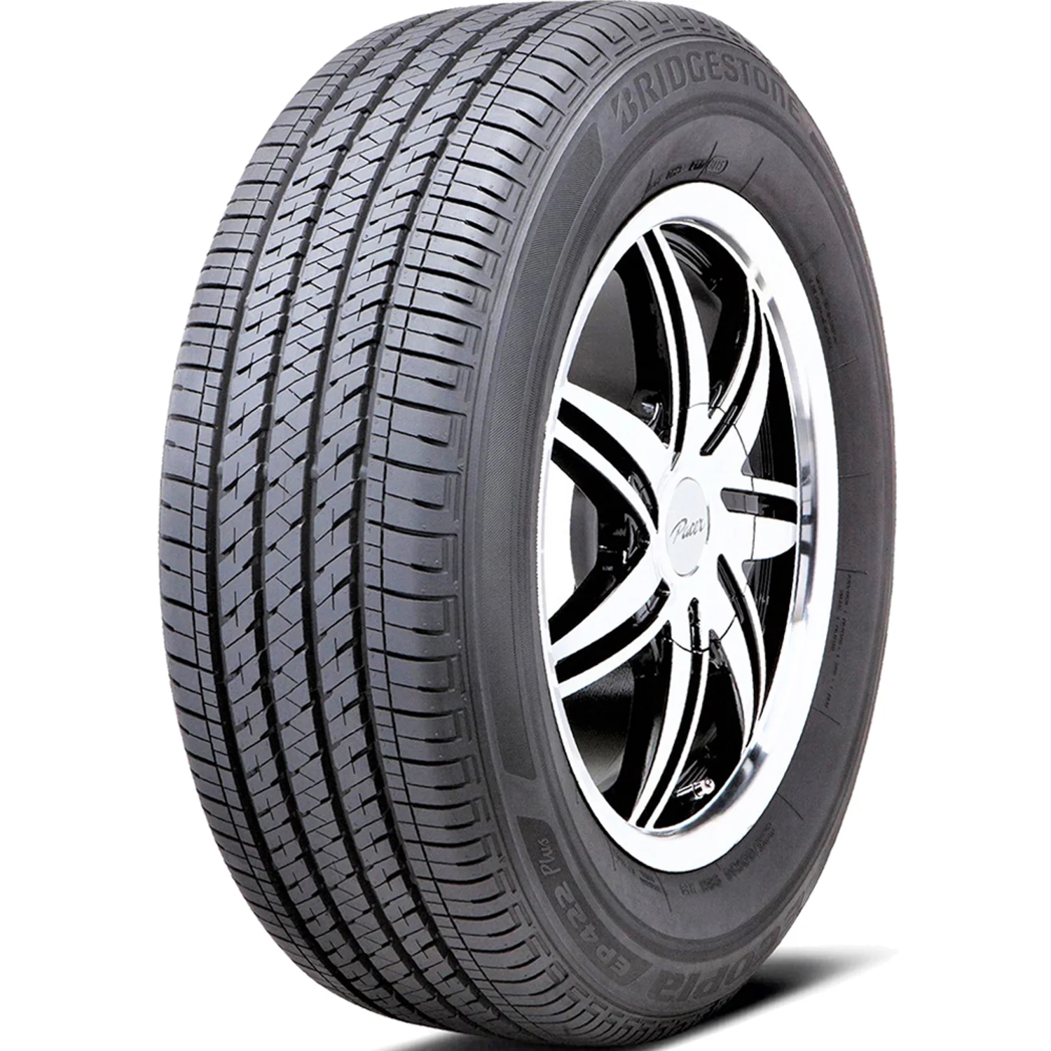 Pair of 2 (TWO) Bridgestone Ecopia EP422 Plus 195/65R15 91S (TO) A/S All-Season Tires