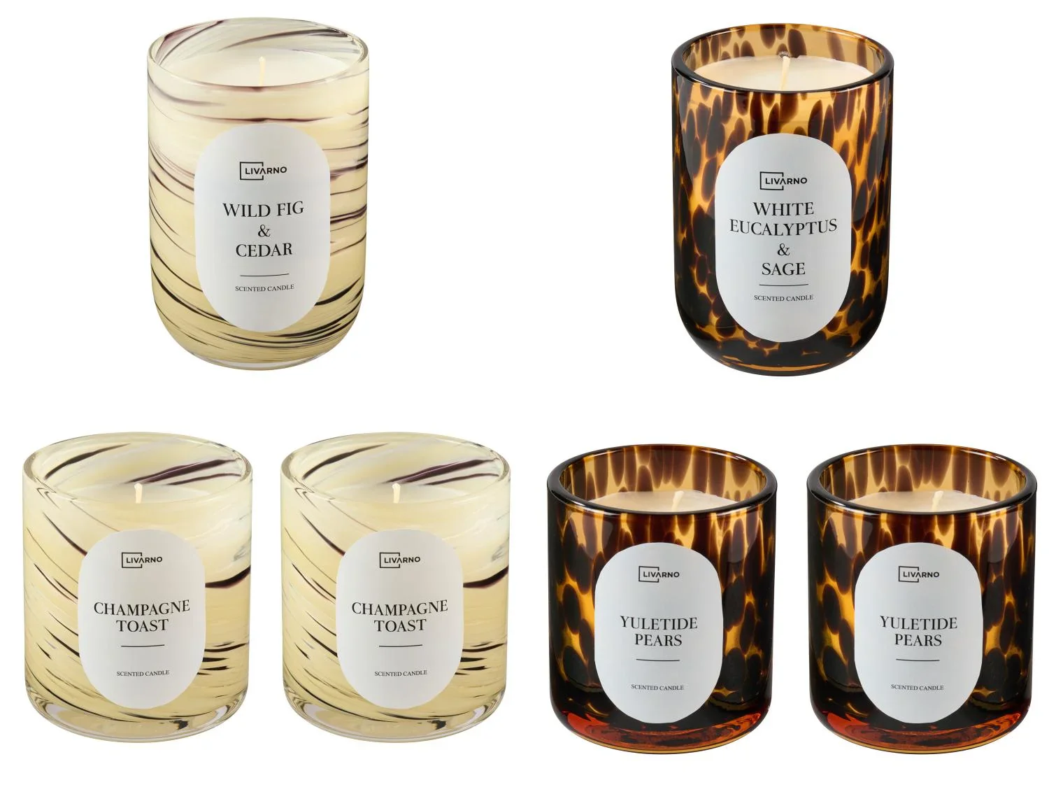 LIVARNO Bougie parfume en verre