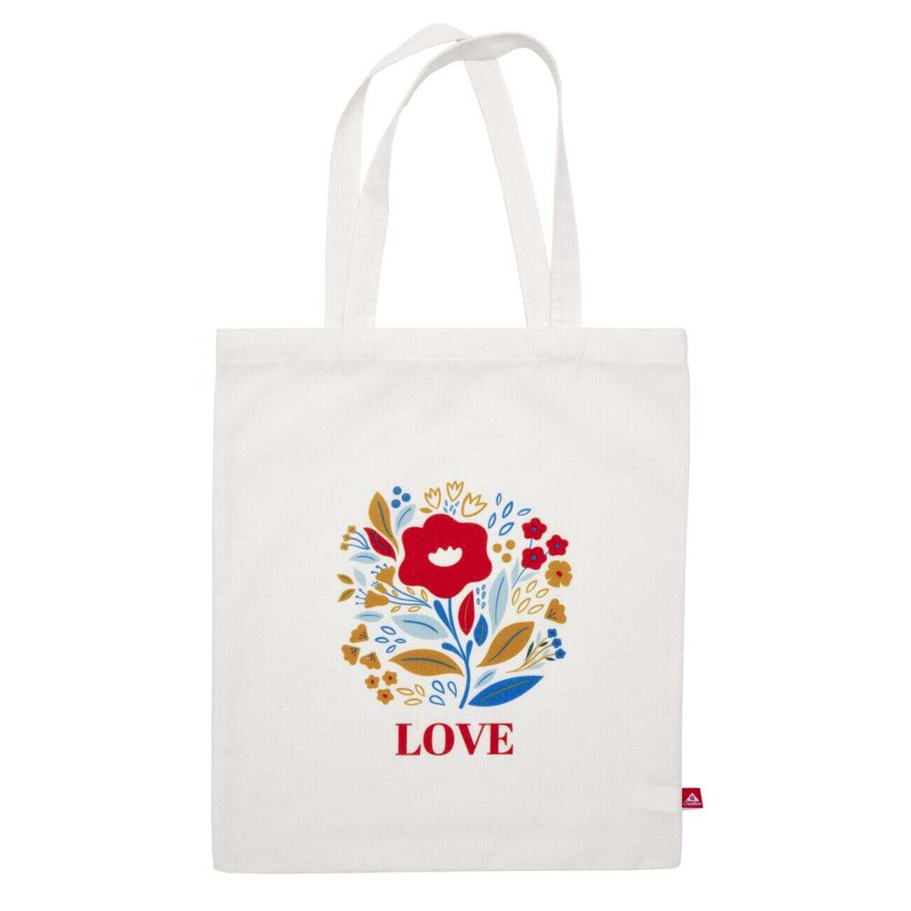 Sac tote bag polycoton 34x39cm Love pour maman (2 modèles)