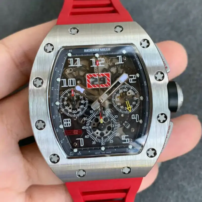 Richard Mille RM011 KV Factory Rubber Strap