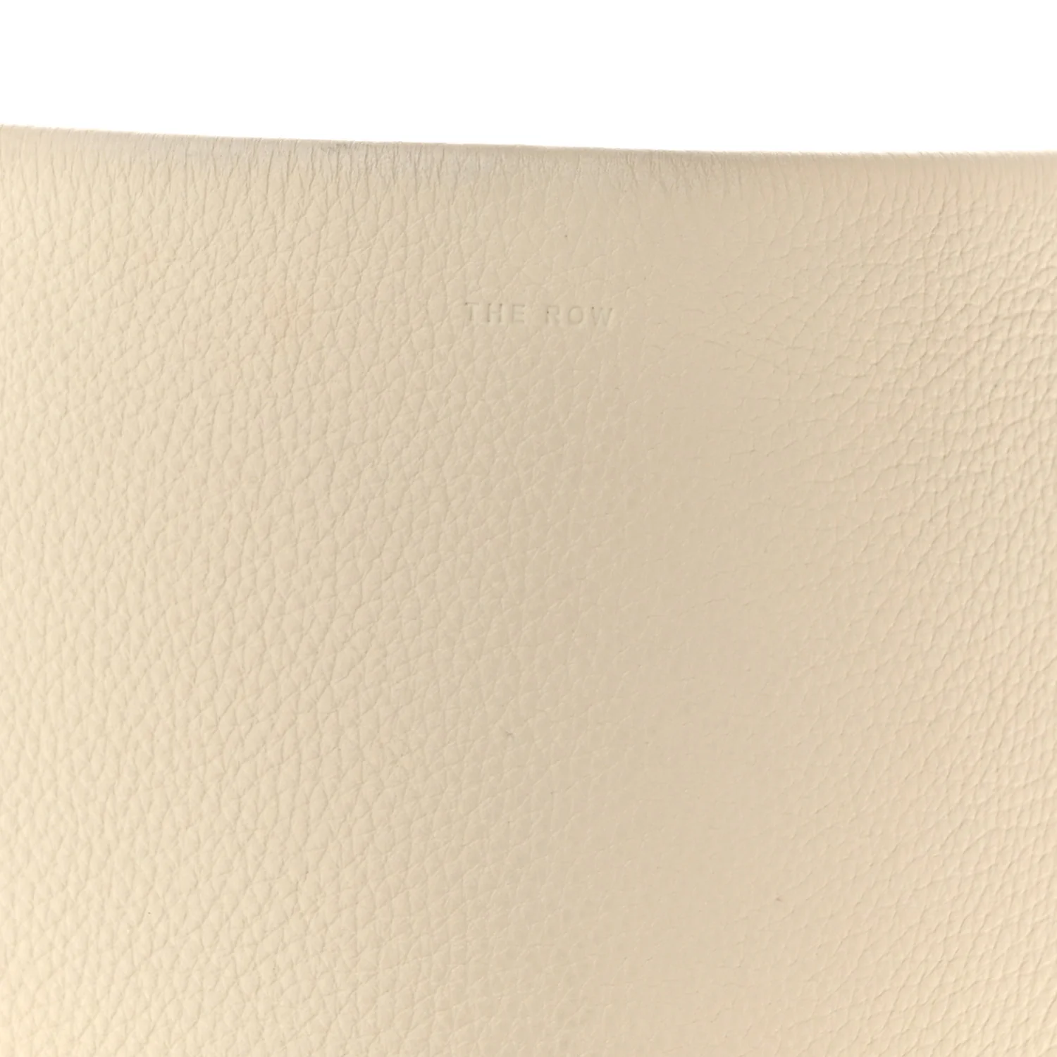 Grained Calfskin Medium N/S Park Tote Ivory