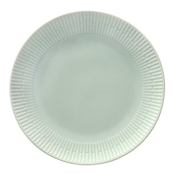 Relief tallerken 22 cm dusty green