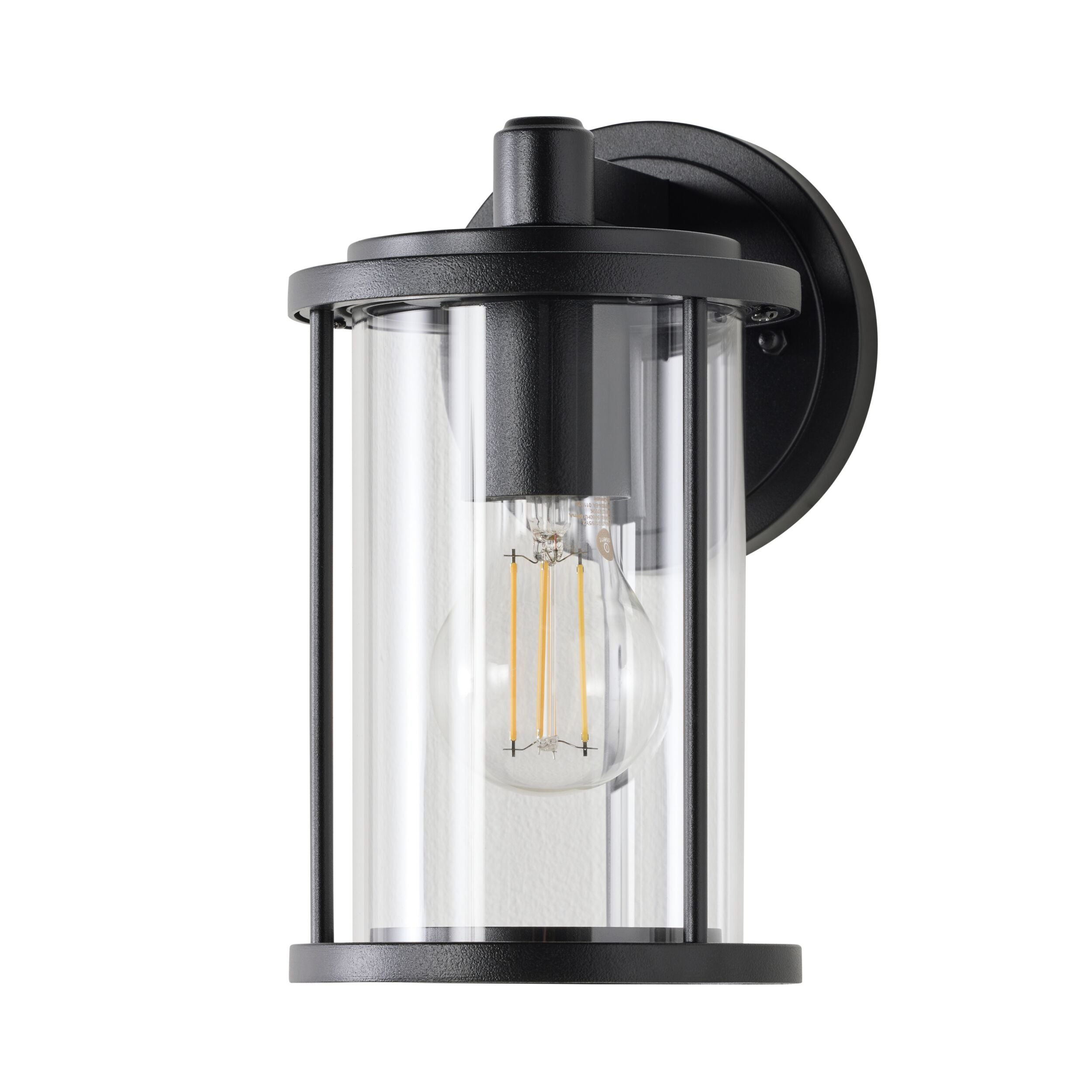 Dover 1 Light Exterior Wall Bracket Black