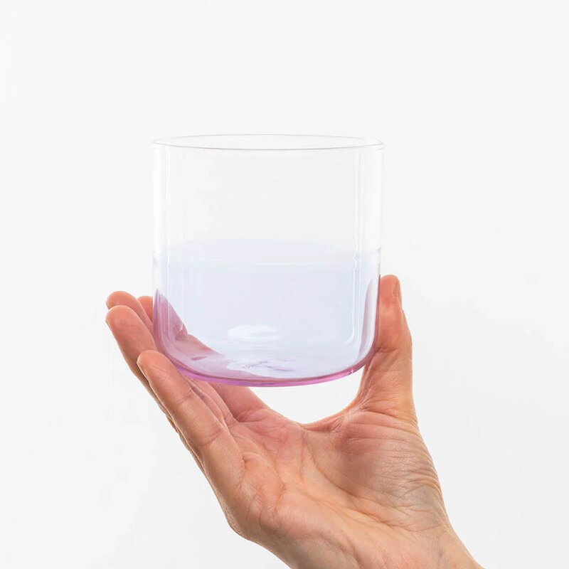 Rainbow glass 41 cl lilla