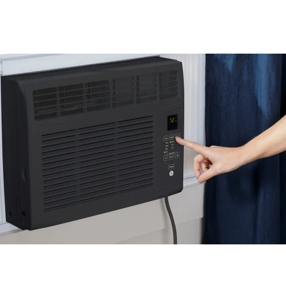 Ge? 6, 000 BTU Electronic Window Air Conditioner for Small Rooms up to 250 Sq Ft., Black