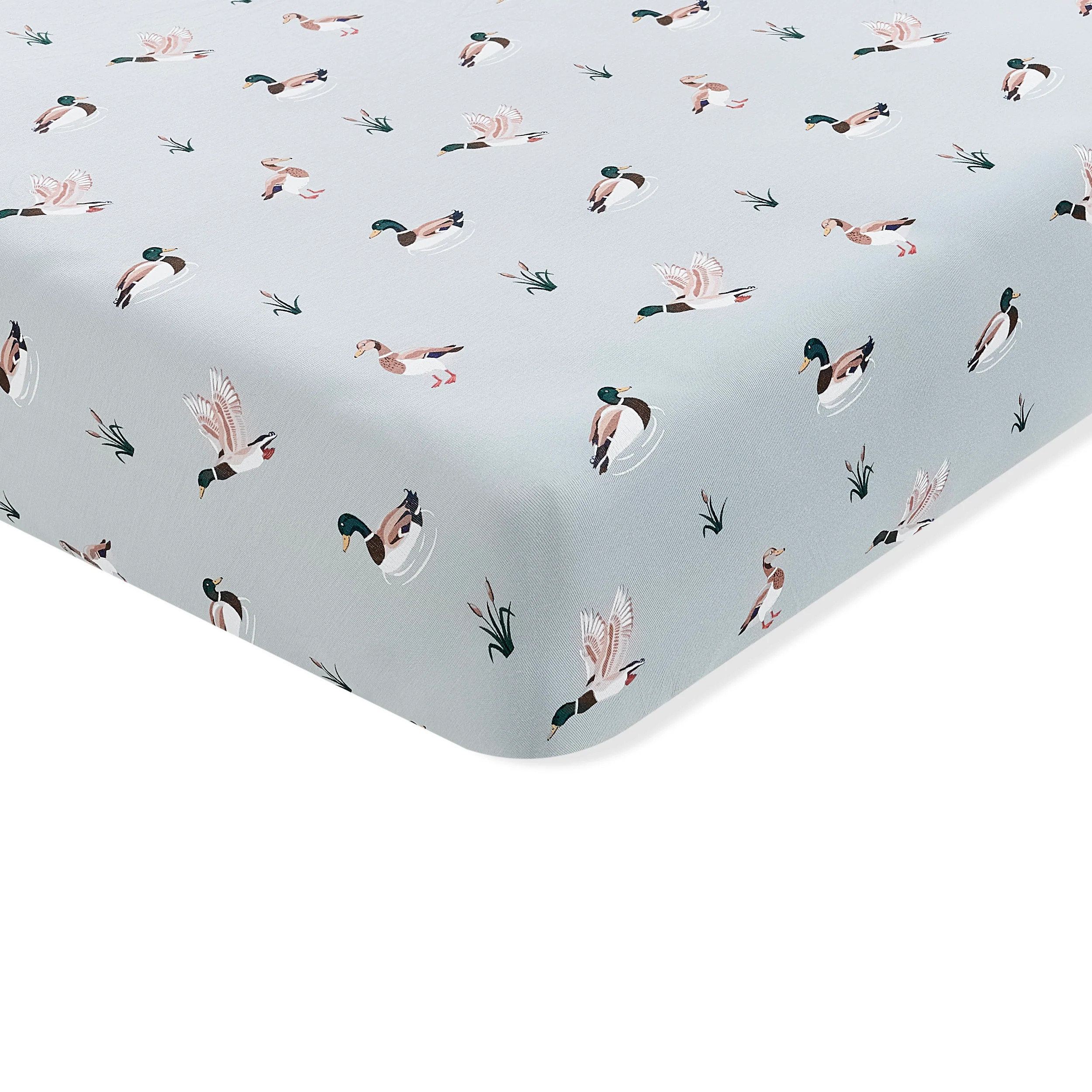 Twin Sheet in Mallard Duck