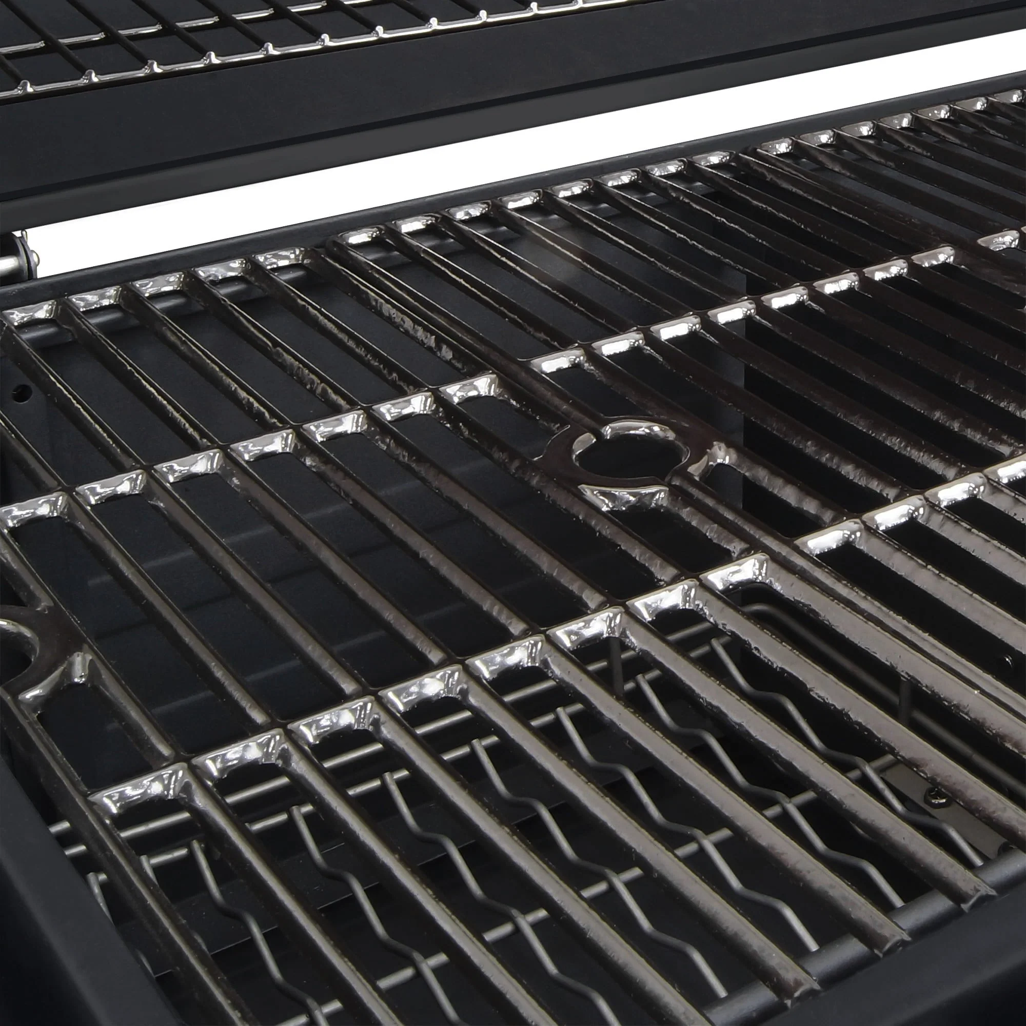 X Large Heavy Duty Charcoal Grill 32 in W 816 sq in of Cooking Area Black Image 8