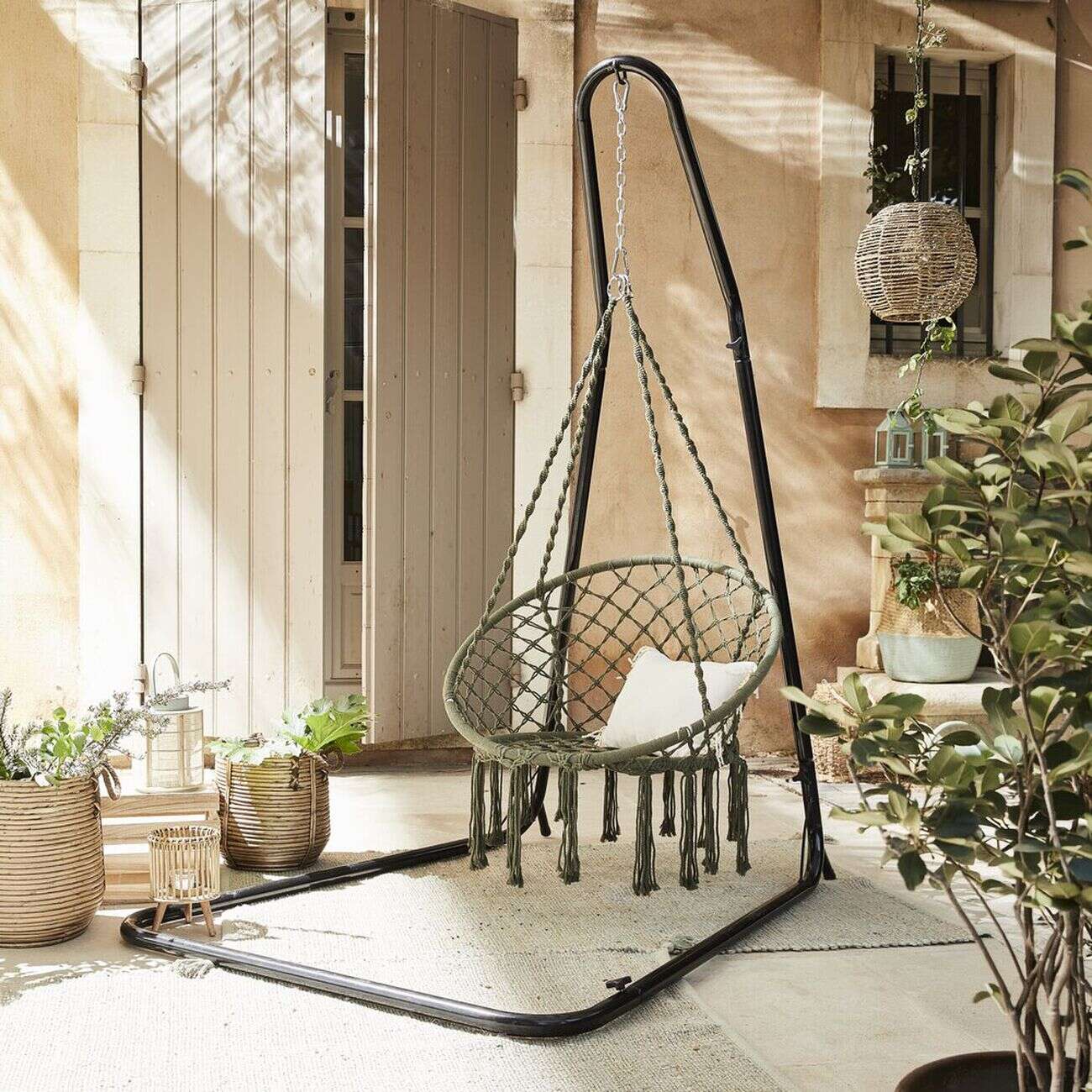 Structure pour fauteuil suspendu 113x139xH195cm