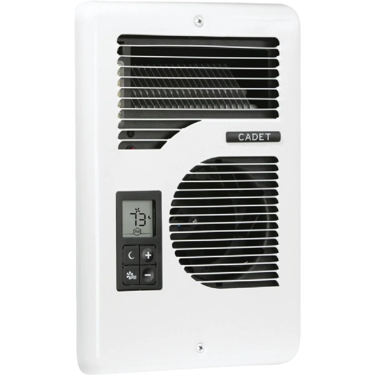 Energy Plus Wall Heater, Digital Thermostat, 240/208/120V, White