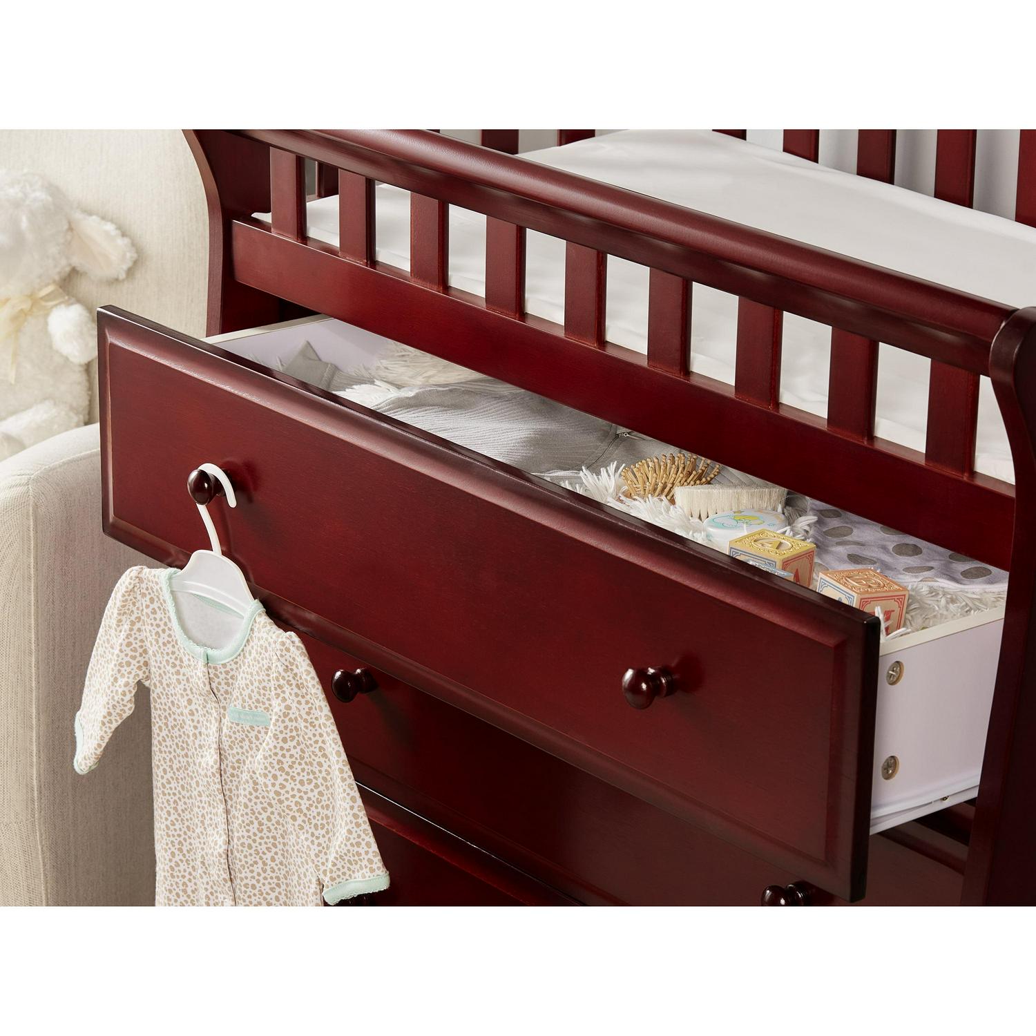 Dream on Me Marcus Changing Table and Dresser. Cherry