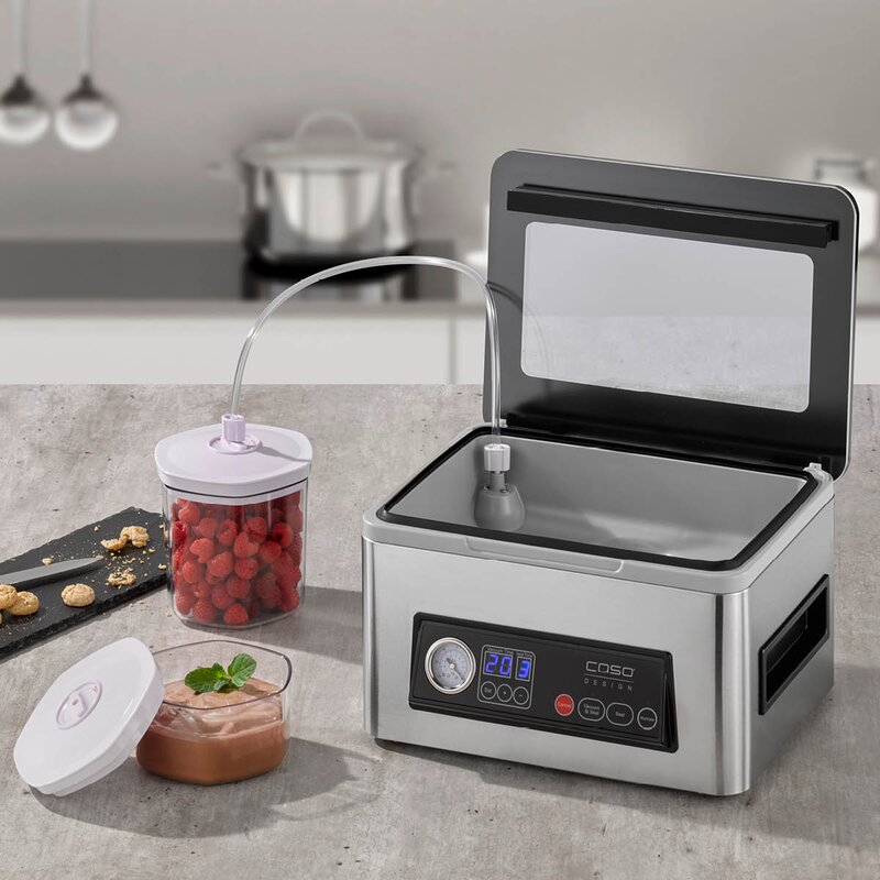 VacuChef 50 kammer vakuummaskin sølv/svart