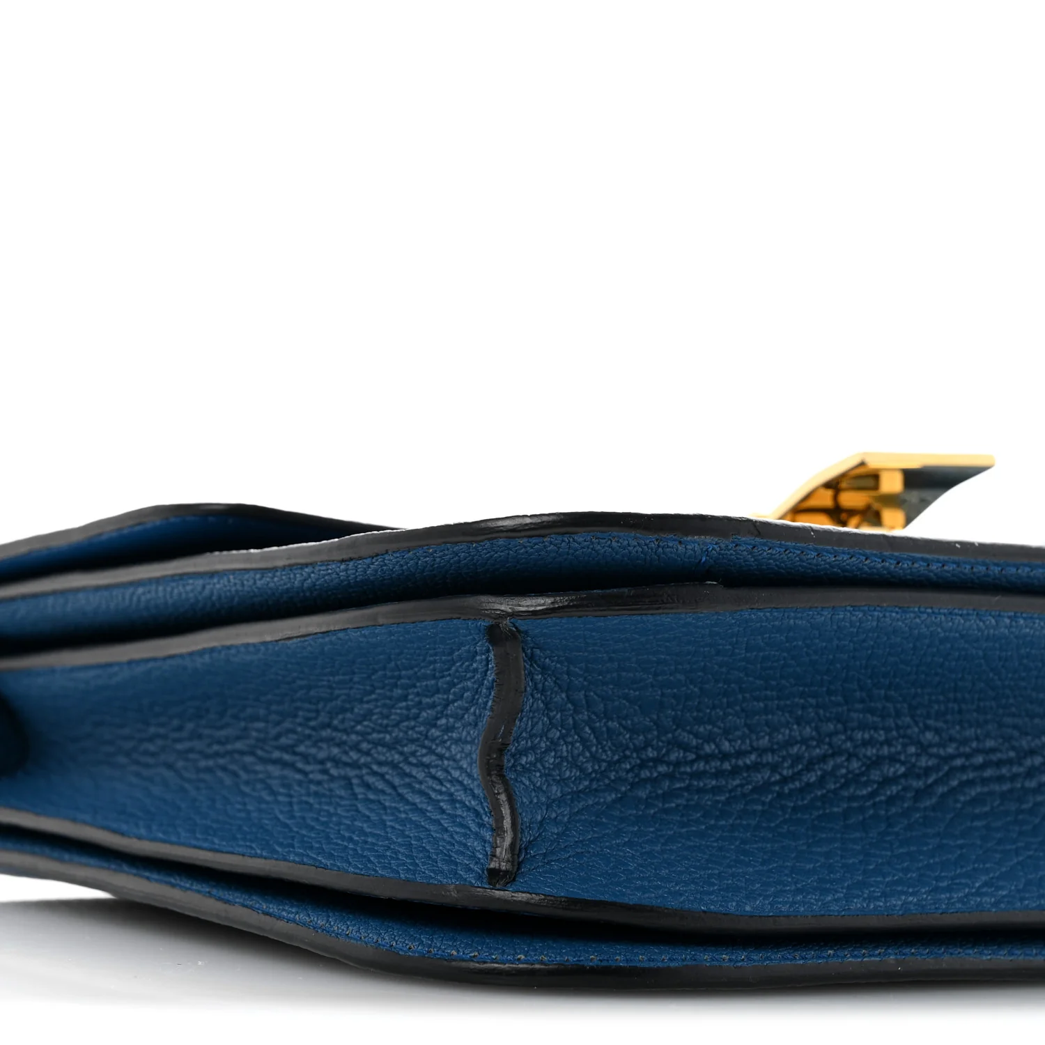 Goatskin Medium Classic Box Flap Bag Deepsea
