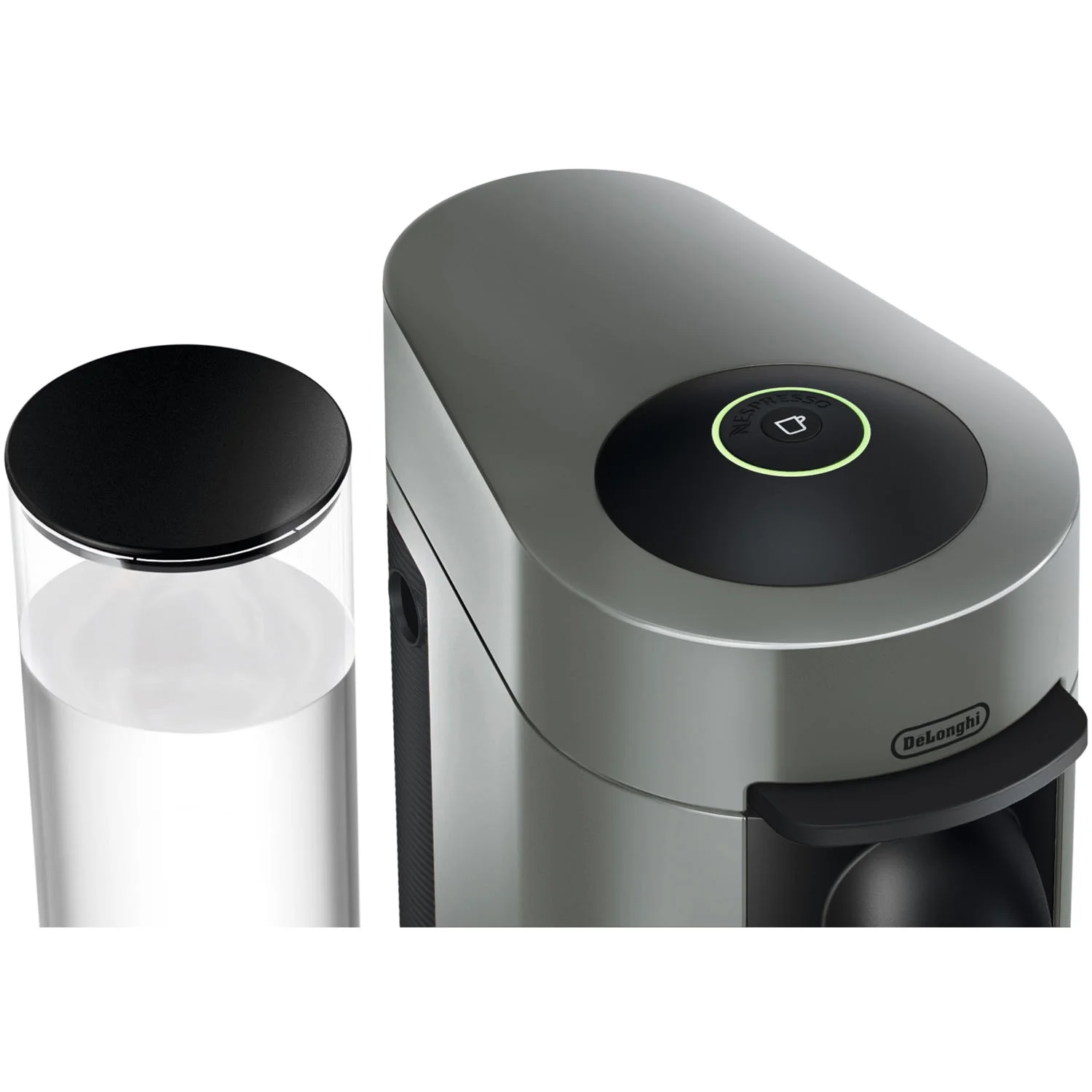 Nespresso New Vertuo Plus Coffee and Espresso Machine by De'Longhi with Aerocinno, Gray, Single - Serve Brewers