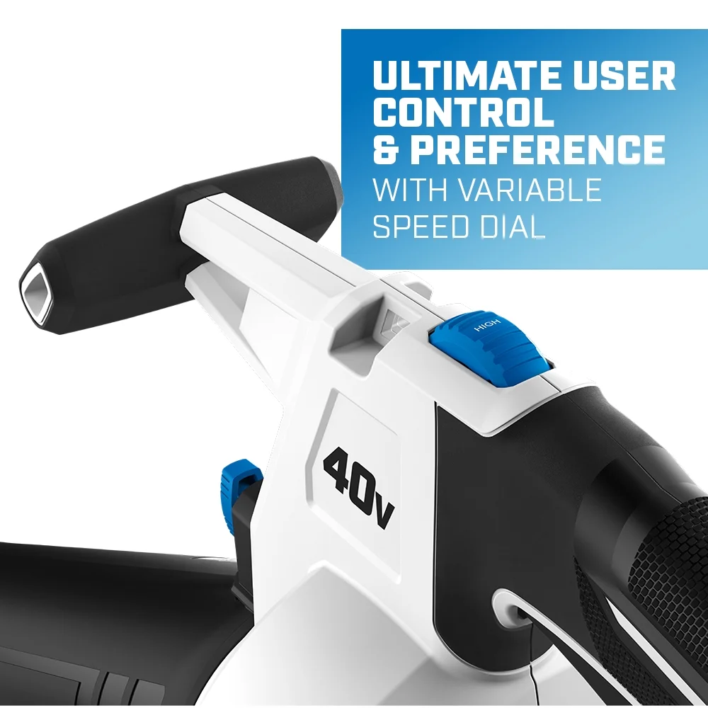 40V Cordless Leaf Vacuum Kit, (1) 4.0Ah Lithium-Ion Battery(Battery Included) - Image 5