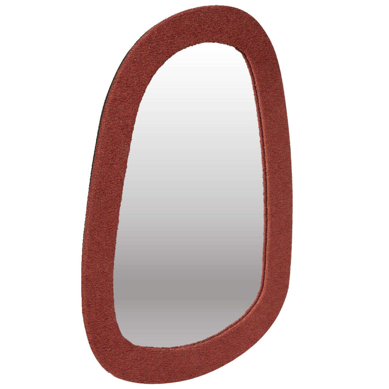 Miroir avec cadre en tissu 24,5x34cm (2 modèles)