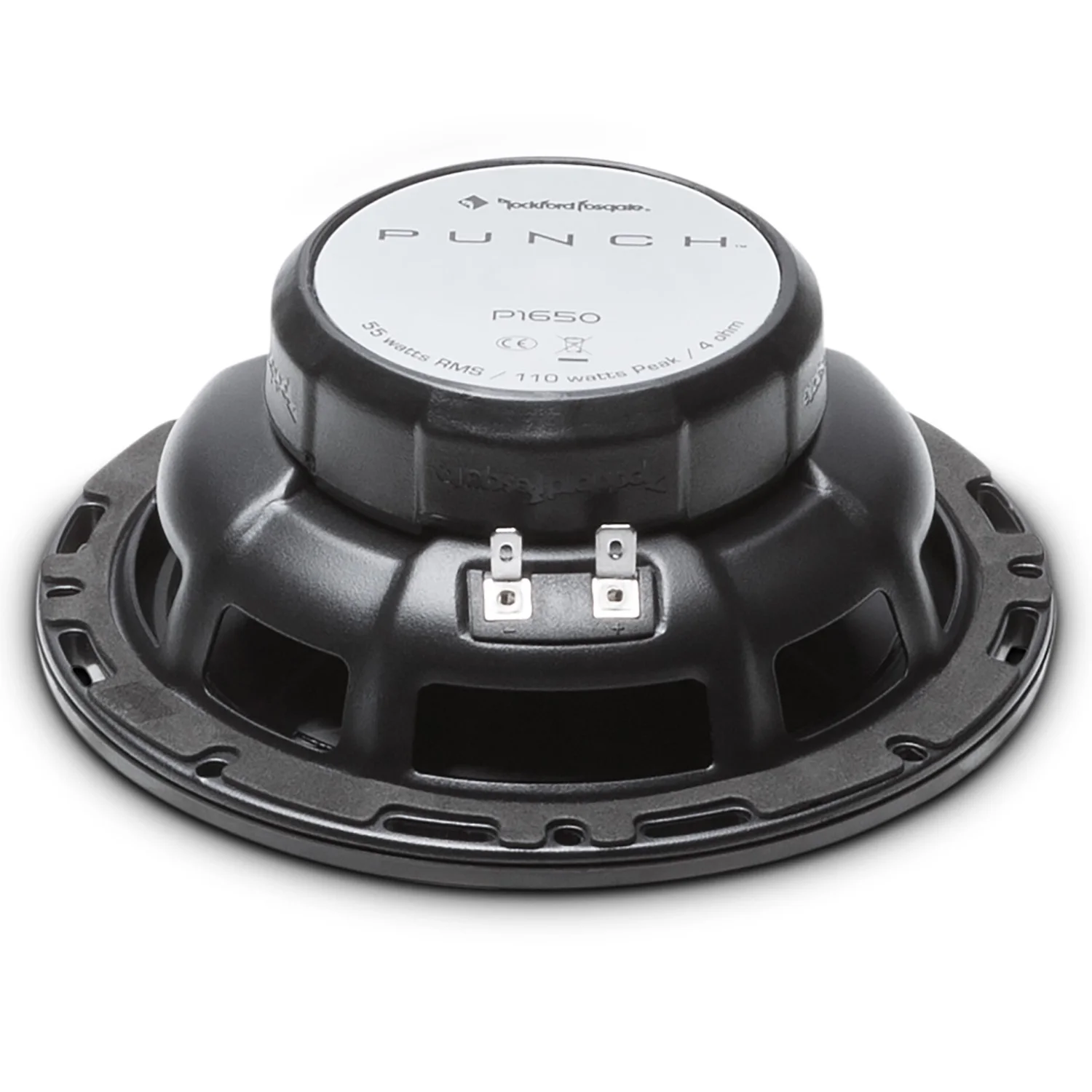 Rockford Fosgate P1650 6.5" 2-Way Full Range Car Audio Coaxial Speakers, Pair
