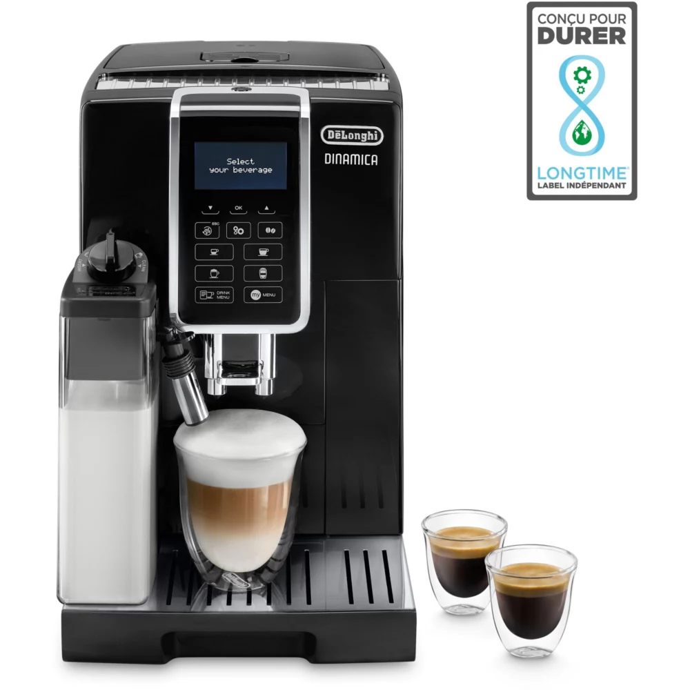 Moulin à expresso Delonghi compact dinamica ecam353.75b