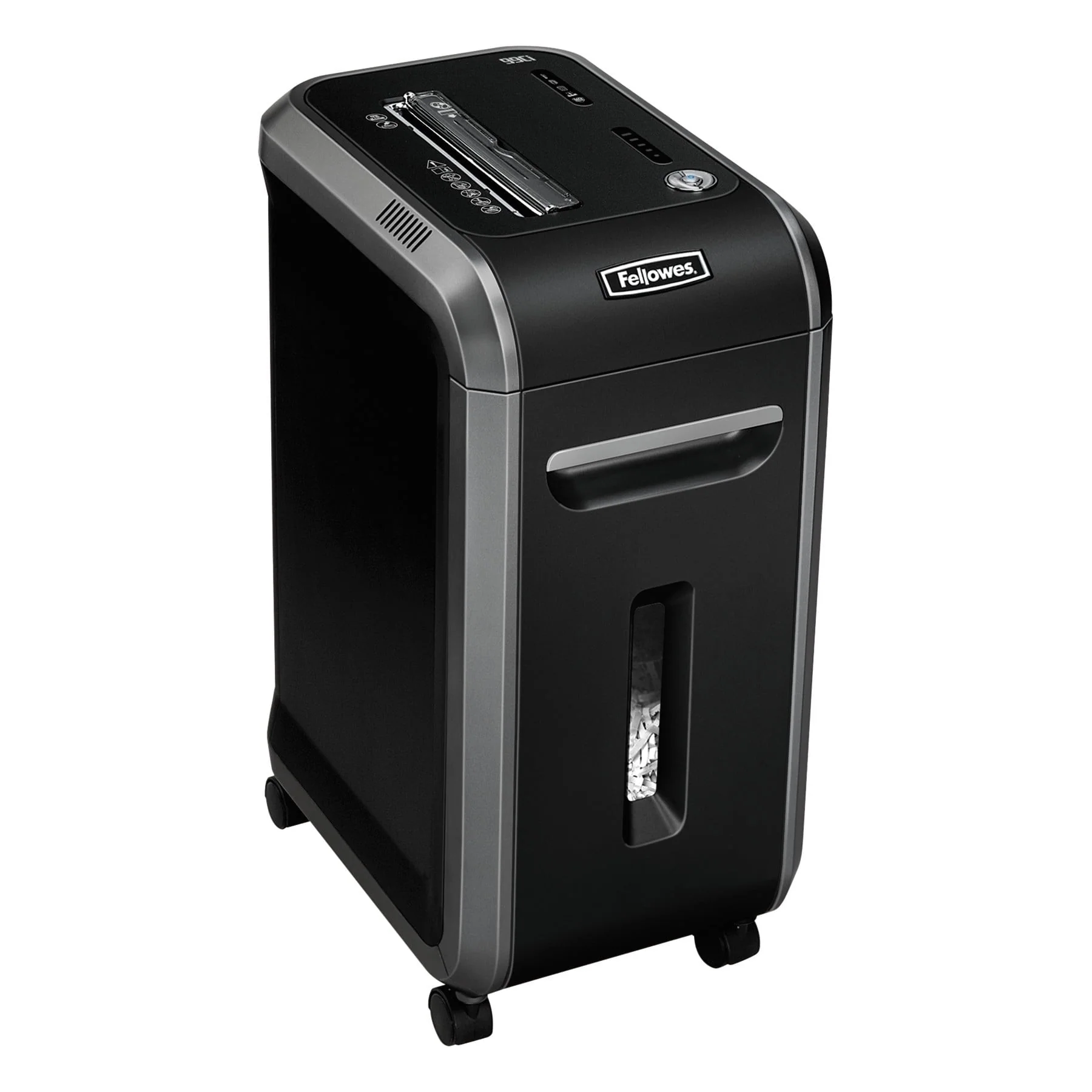Fellowes Powershred 99Ci 100% Jam Proof Heavy Duty Cross Cut Paper Shredder, 18 Sheet Capacity Image 2