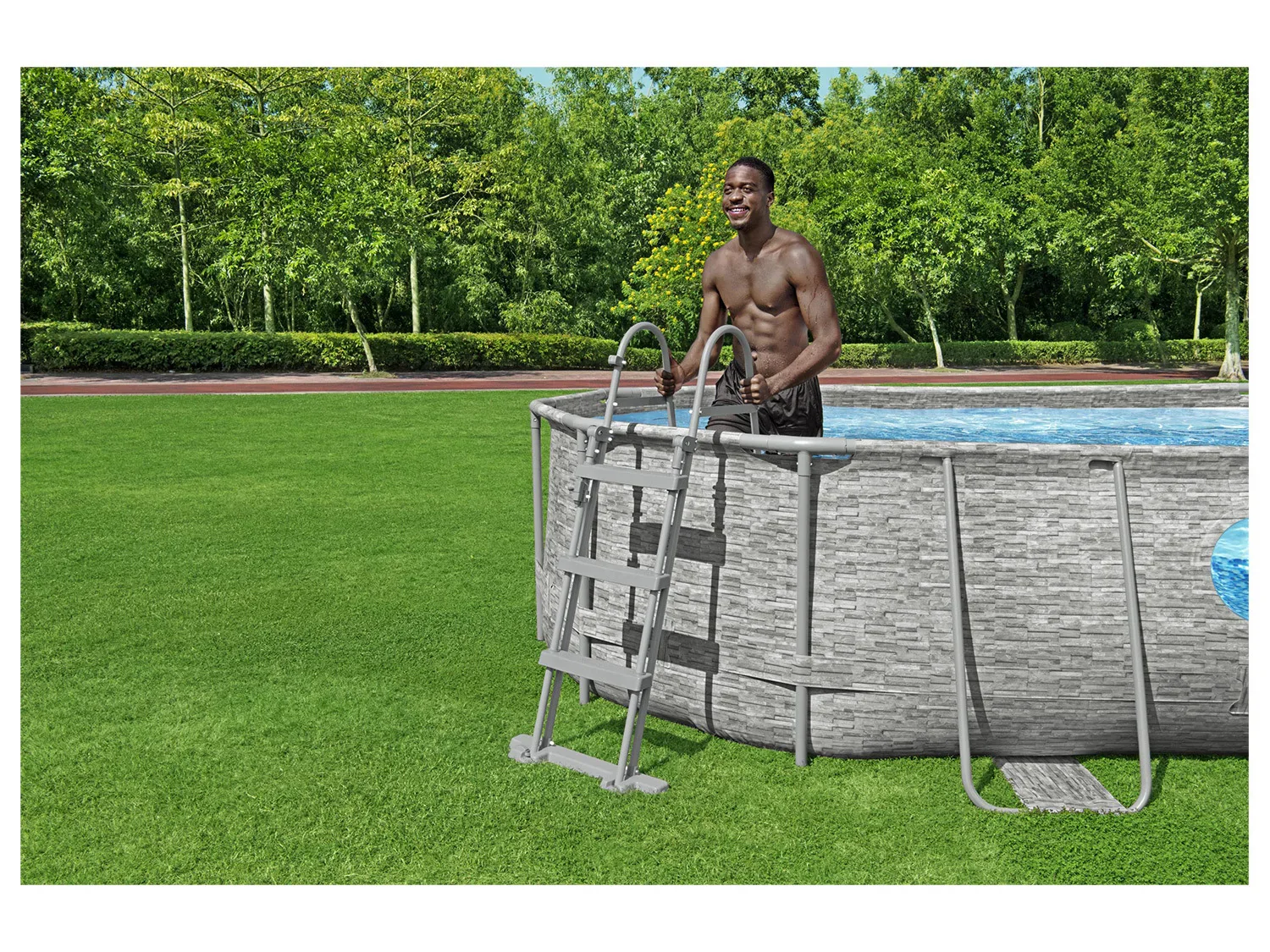 Bestway chelle de piscine Flowclear, 107 cm