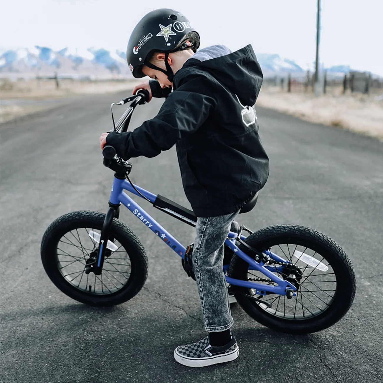 14 Inch Little Kids Bike BMX Style Bicycle with Training Wheels Coaster Brake for 3 4 5 Years Old Boys Girls, Blue(Blue/14") - Image 10