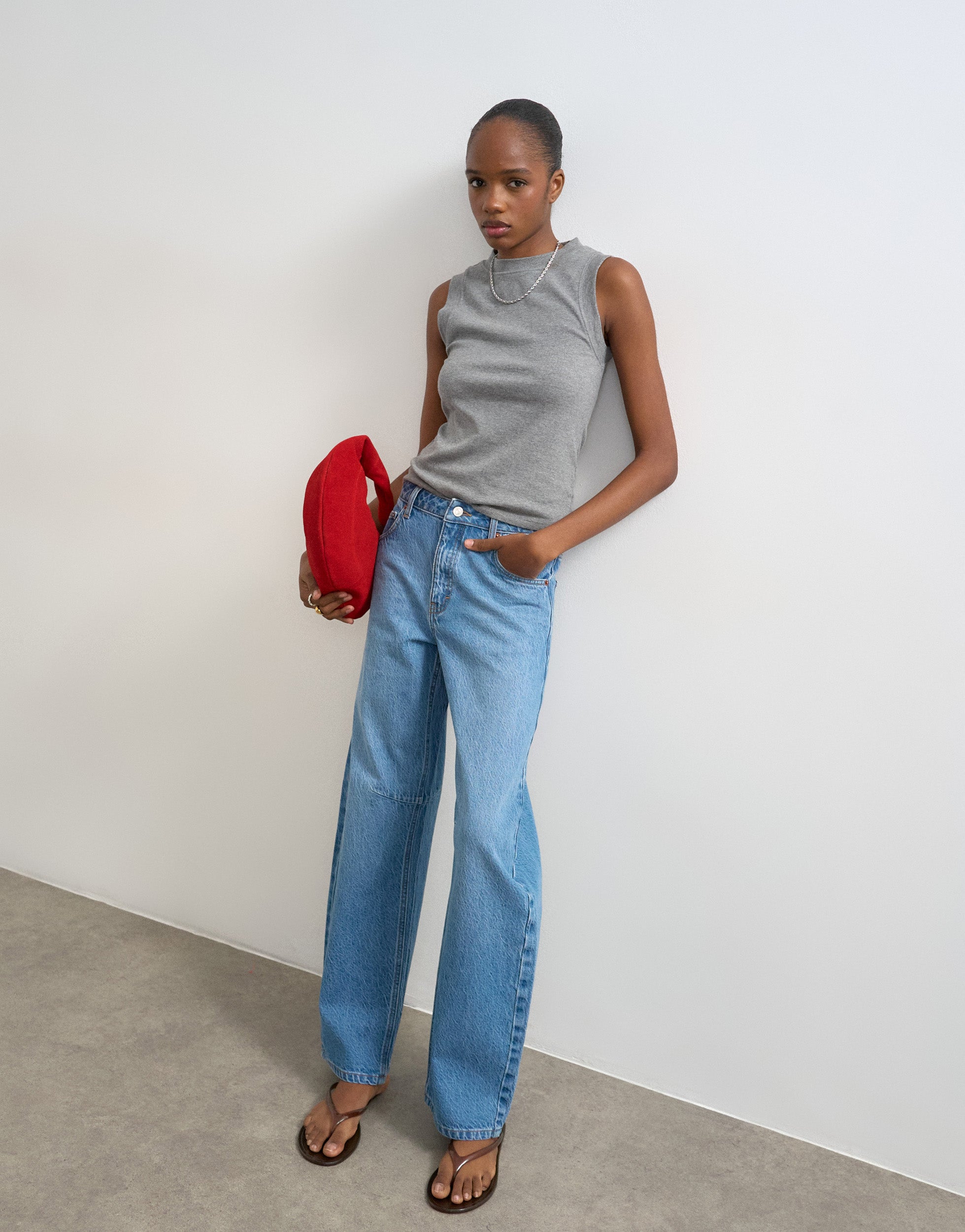 VERO MODA® TSALMA High rise Barrel Fit Jeans
