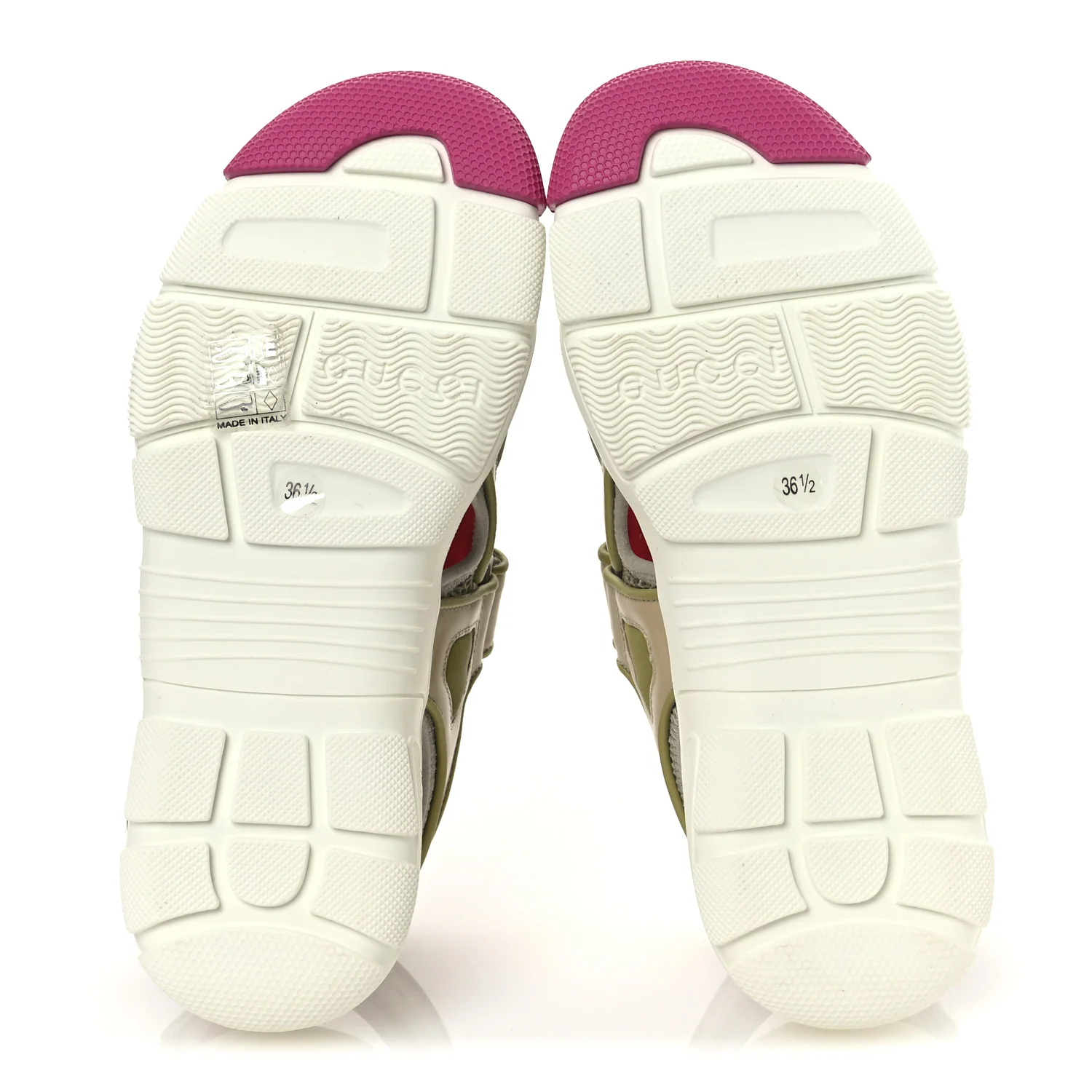 Mesh Fabric Tinsel Sport Sandals 36.5 Loess Sand Box Pink