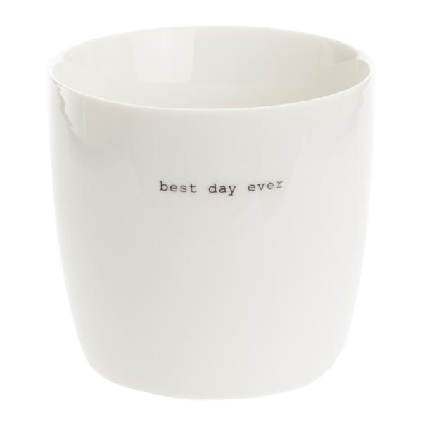 Krus best day ever 30 cl hvit