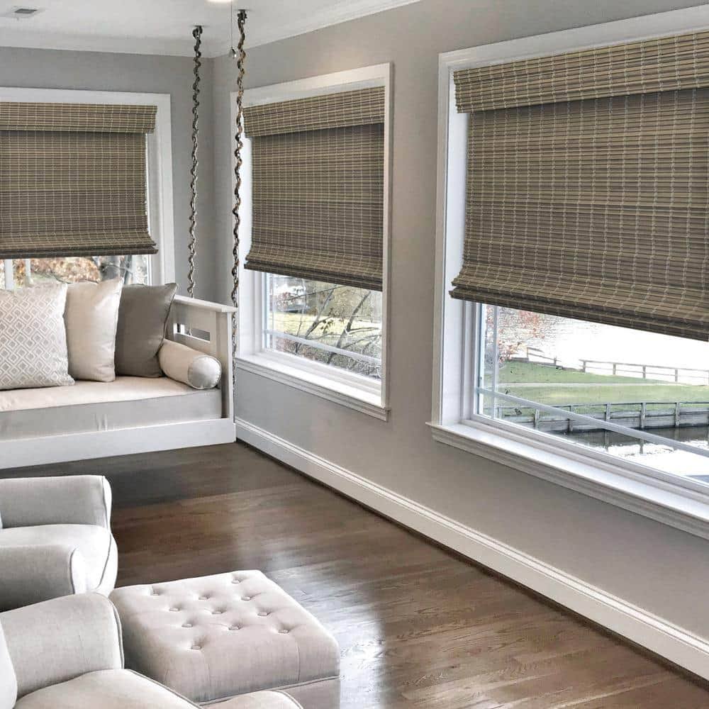Radiance Cordless Driftwood Roman Shade - 21.5X48