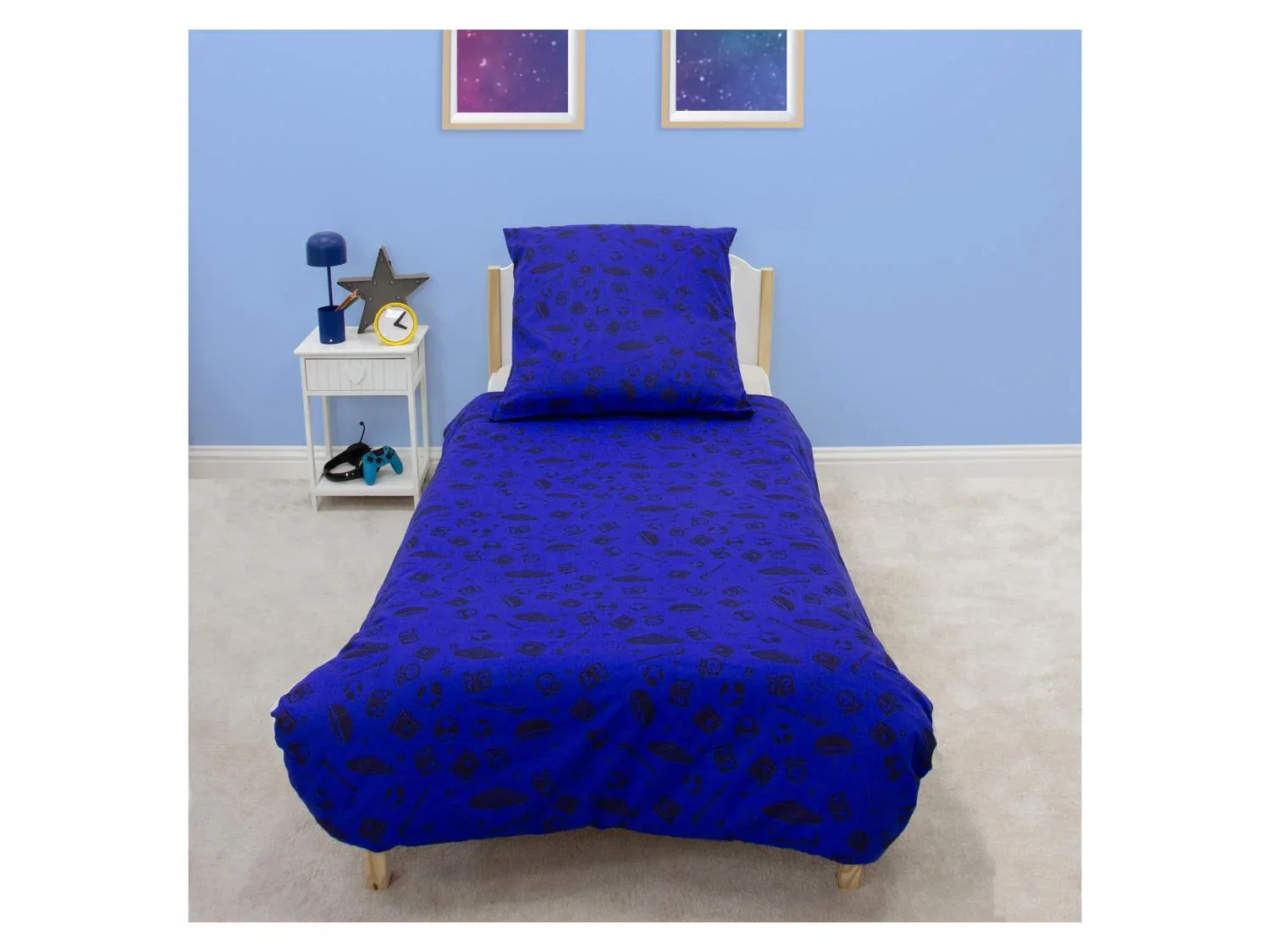 Parure de lit enfant rversible, 140 x 200 cm